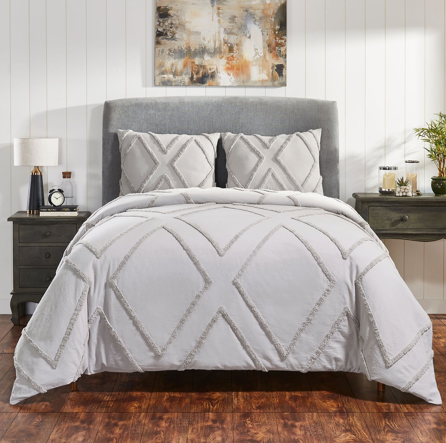 Arizona Tufted Cotton Duvet Cover Set