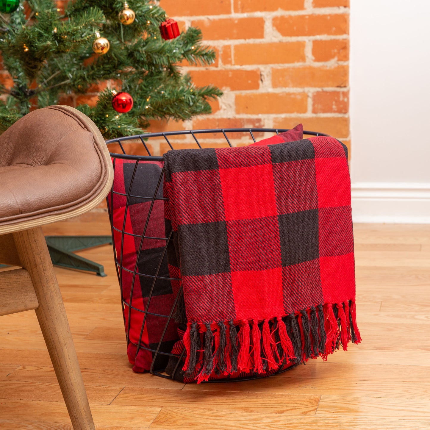 Buffalo Check Cotton Throw