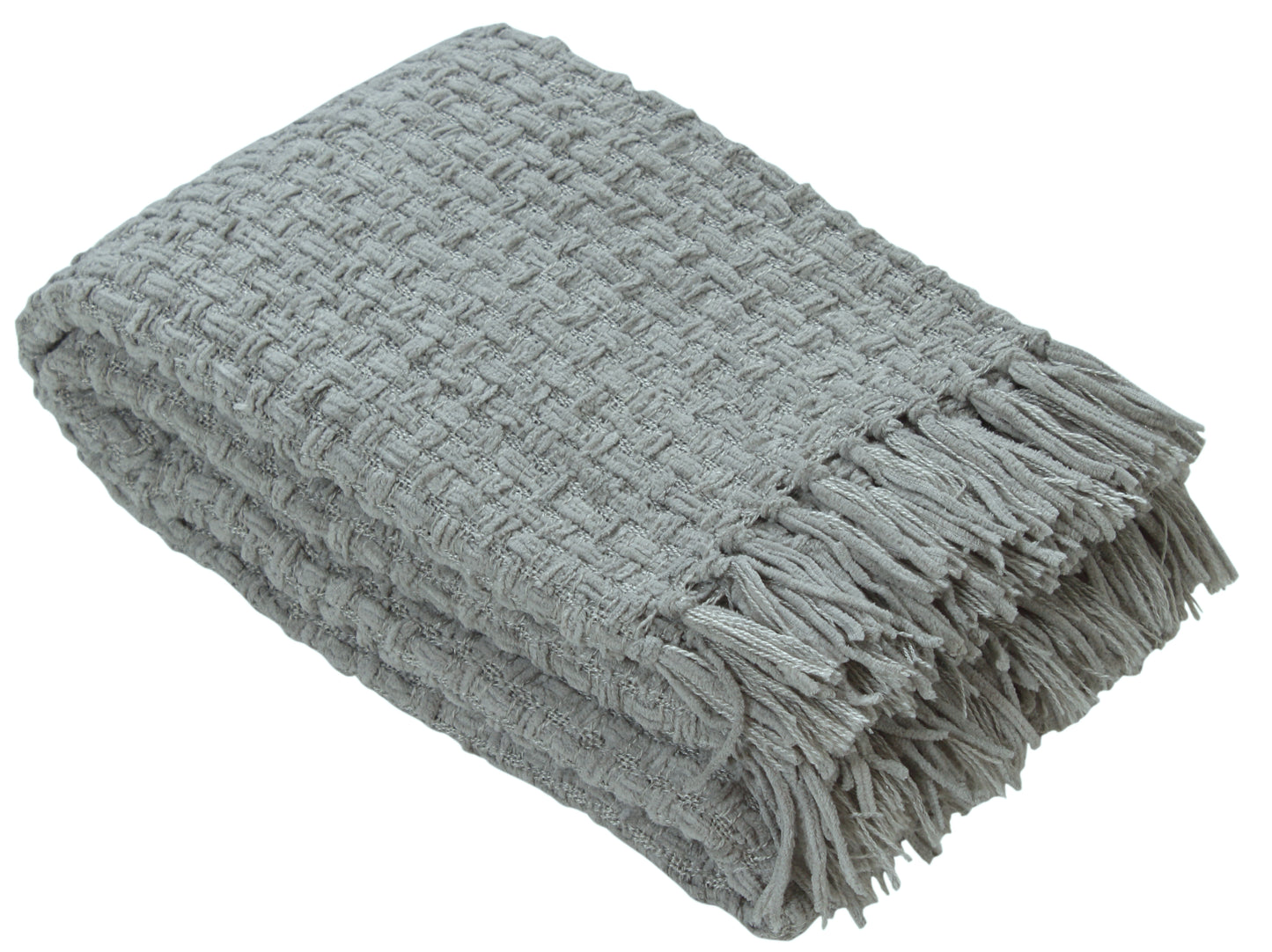 Chenille Basket Weave Throw