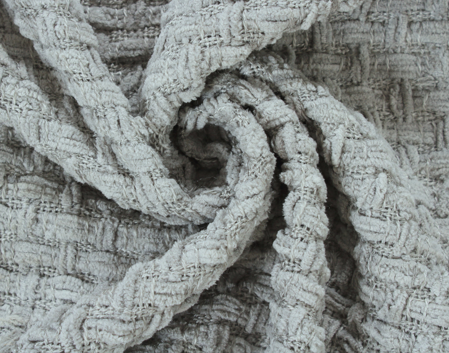 Chenille Basket Weave Throw
