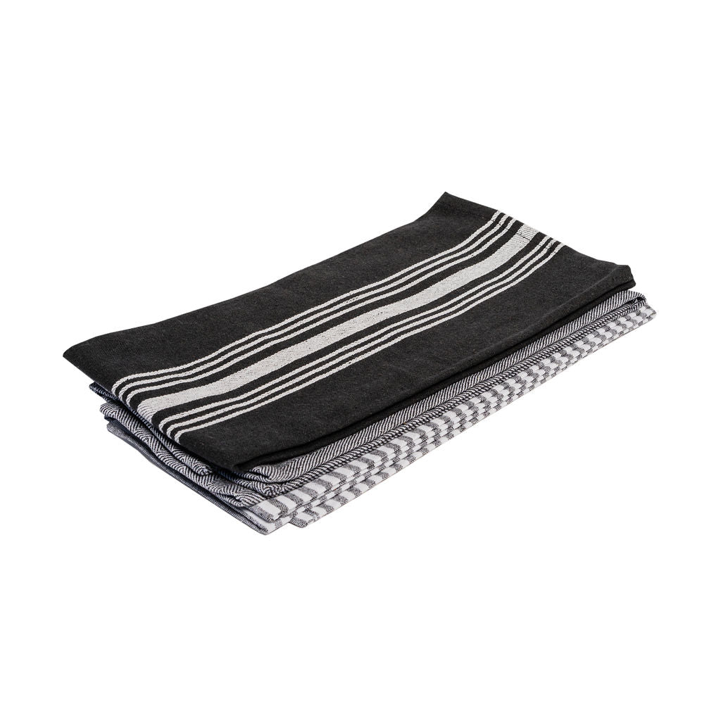 BISTRO KITCHEN TOWEL-SET OF 3