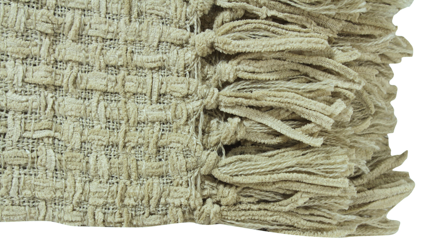 Chenille Basket Weave Throw