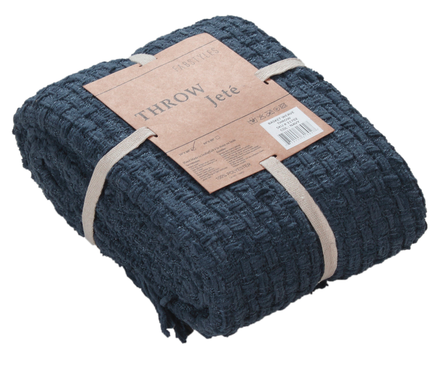Chenille Basket Weave Throw