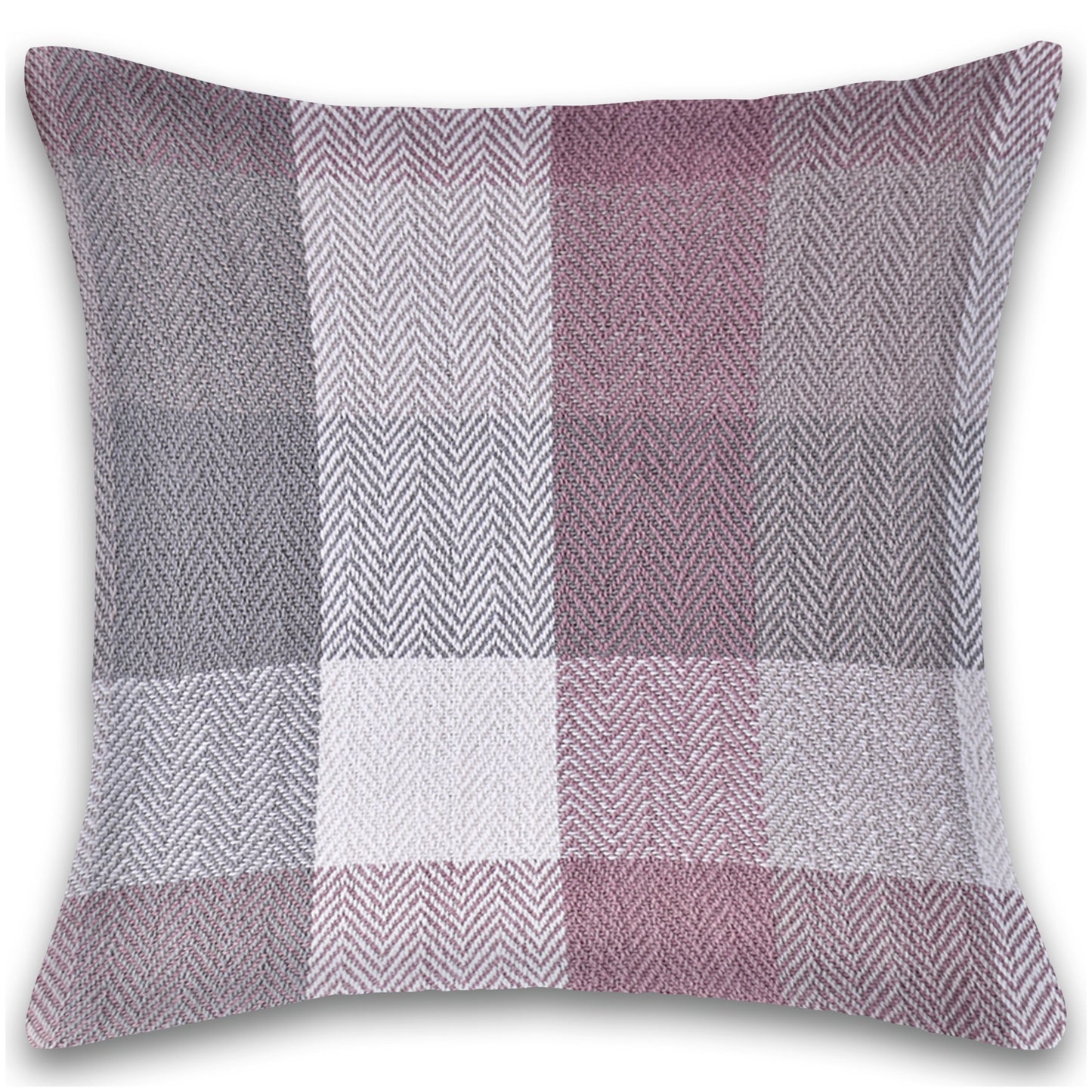 Herringbone Check Cotton Cushion with filler