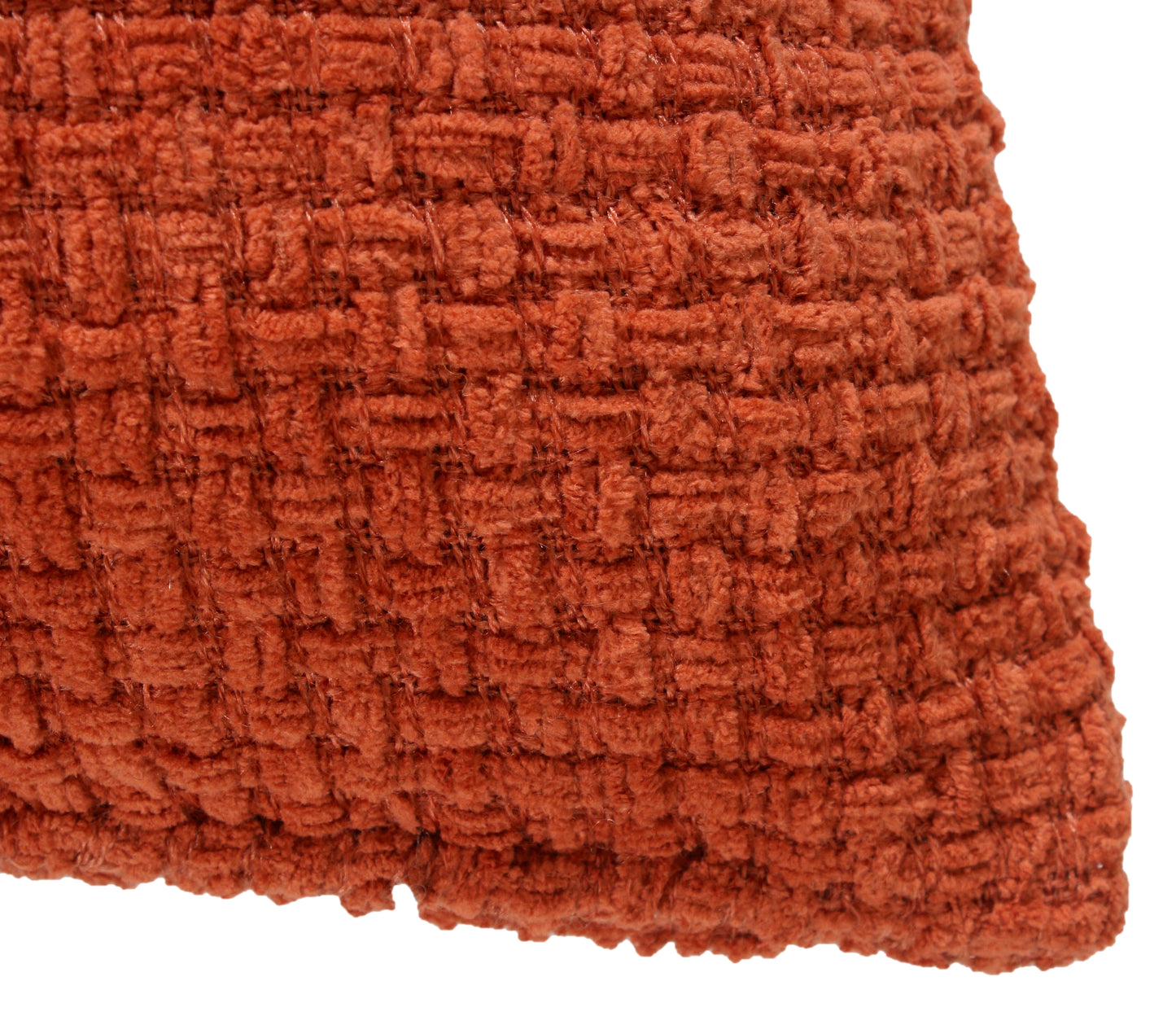 Chenille Basket Weave Cushion