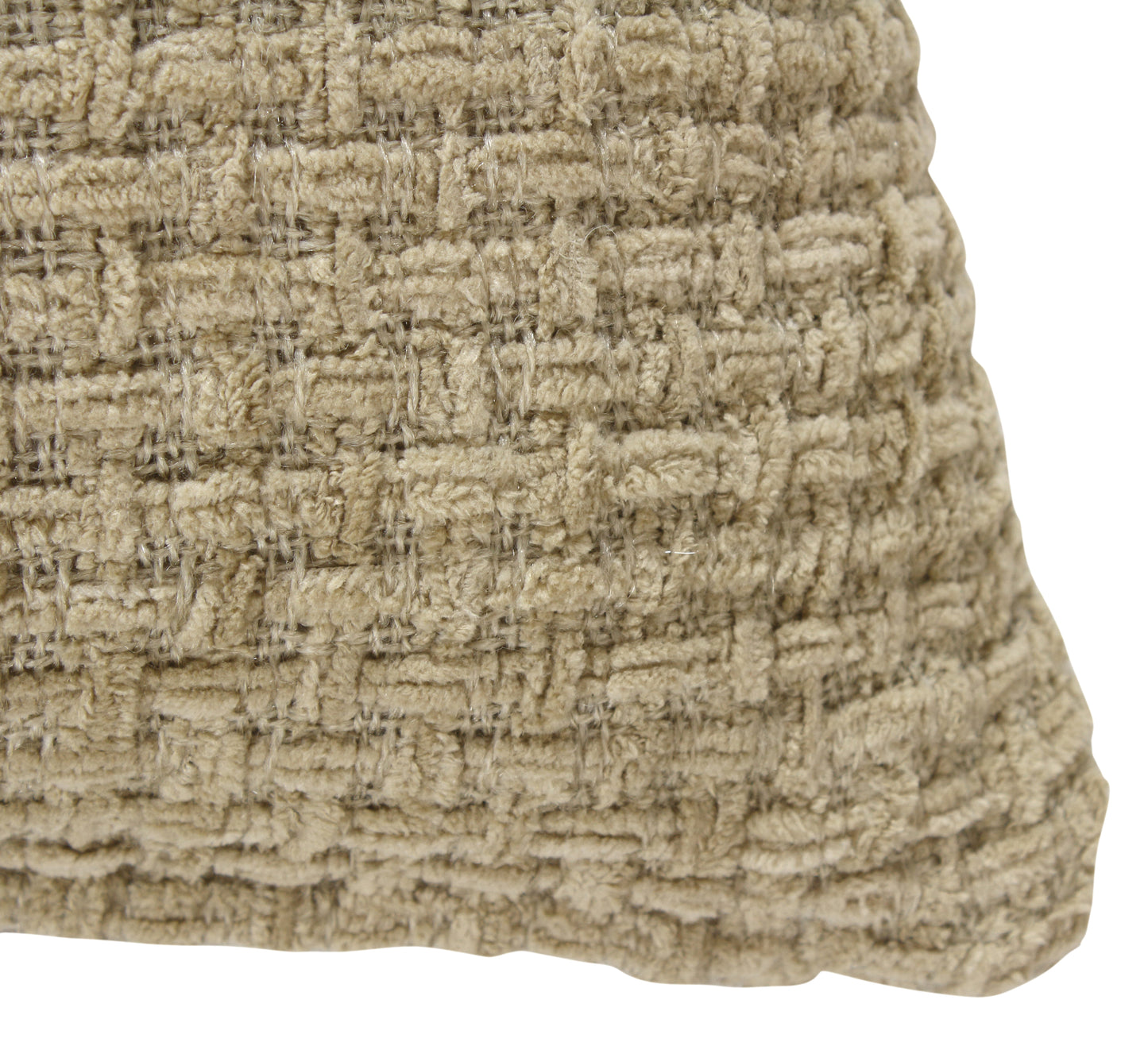 Chenille Basket Weave Cushion