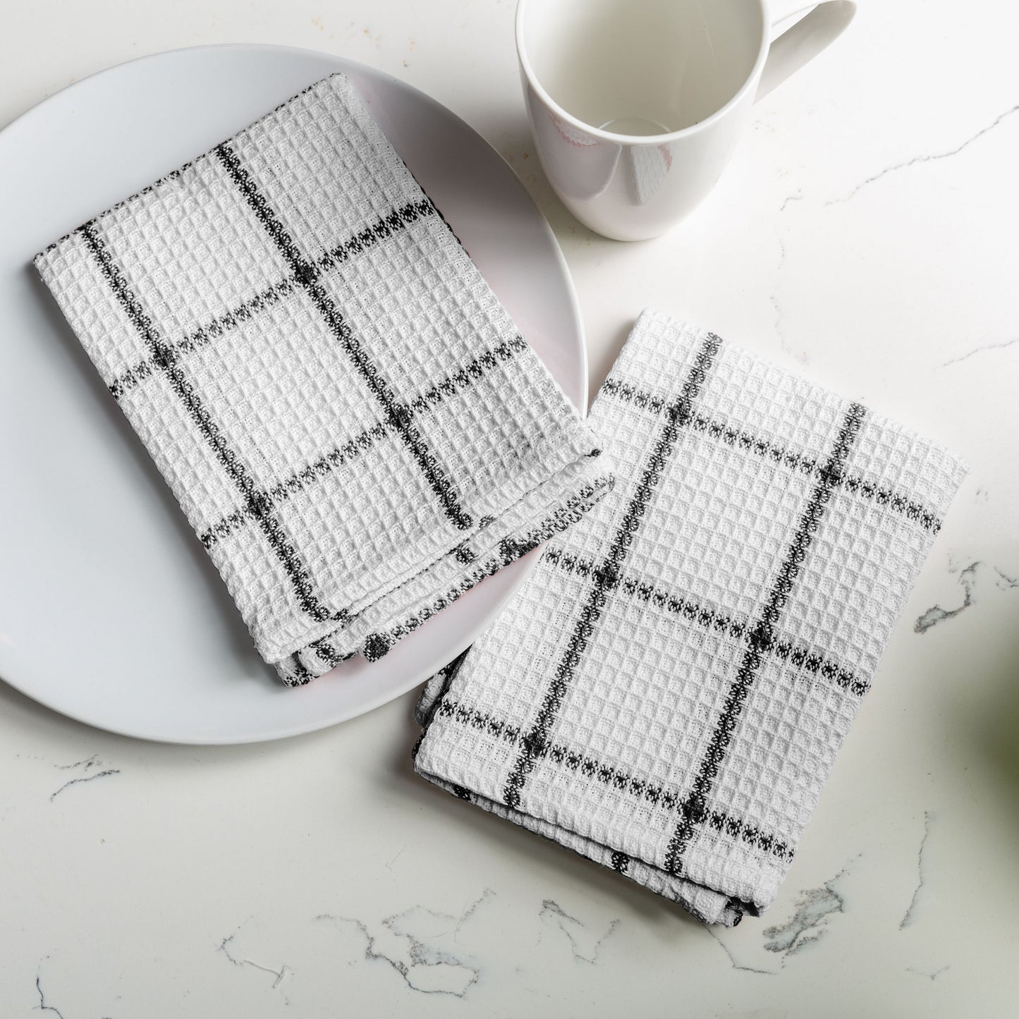 Solo Waffle Cotton Dishcloth - Set of 2