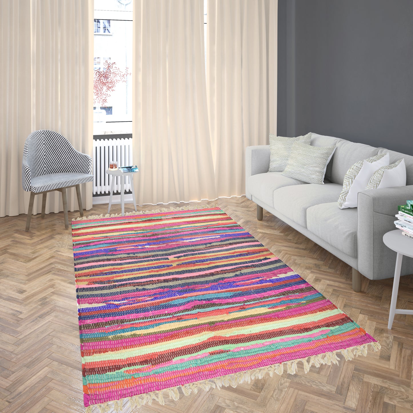Spectrum Chindi Cotton Rug
