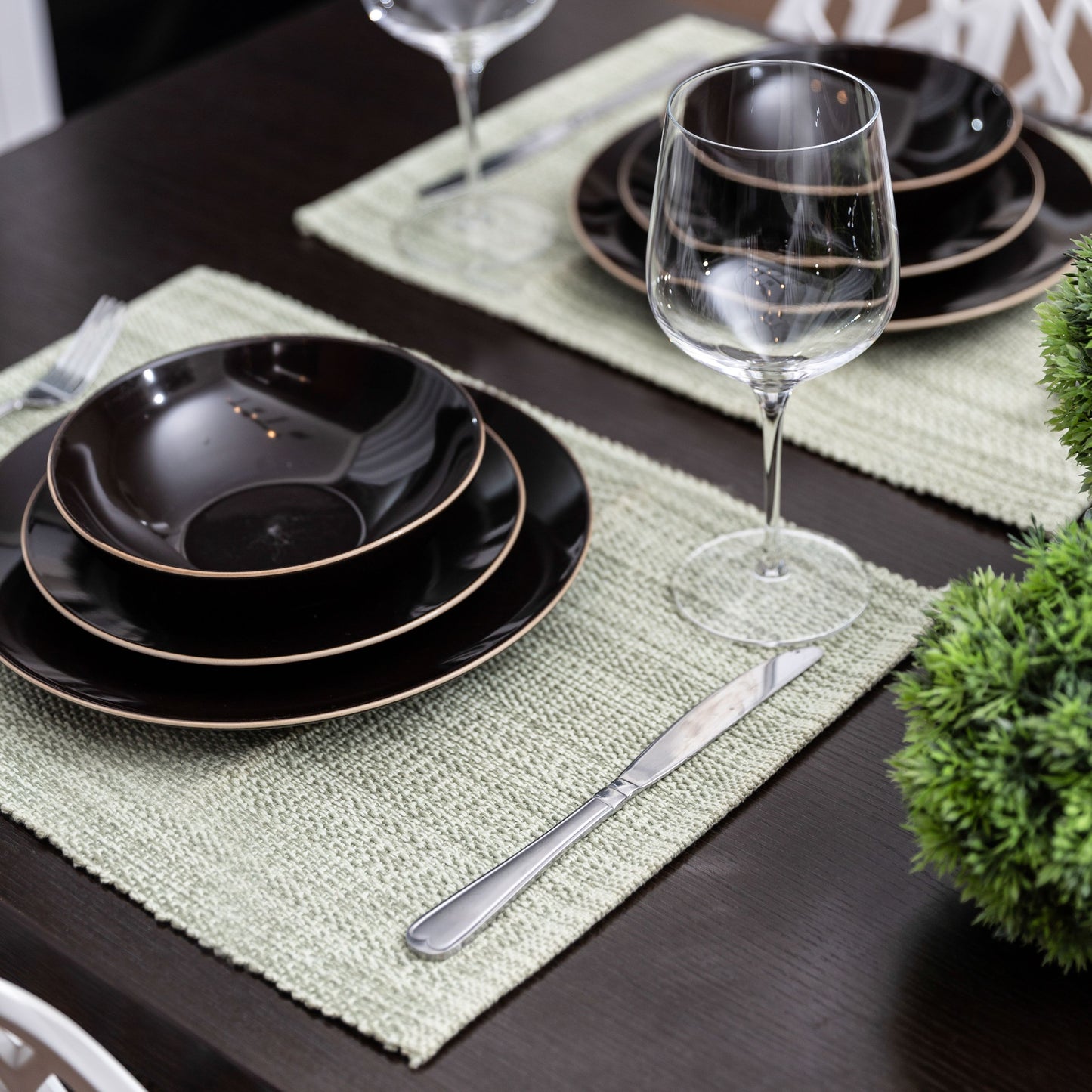 Casual Classic Cotton Placemats - Set of 4/set of 6