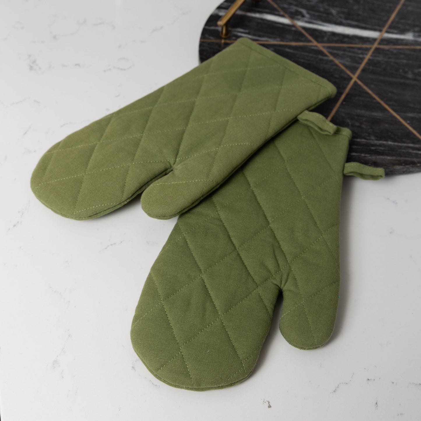 Solo Cotton Oven Mittens - Set of 2