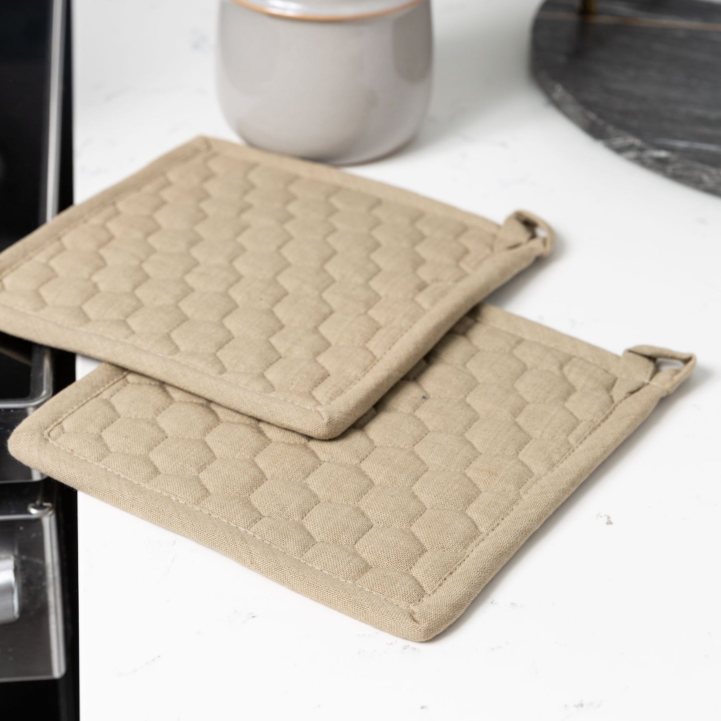 Fouta Cotton Potholders - Set of 2