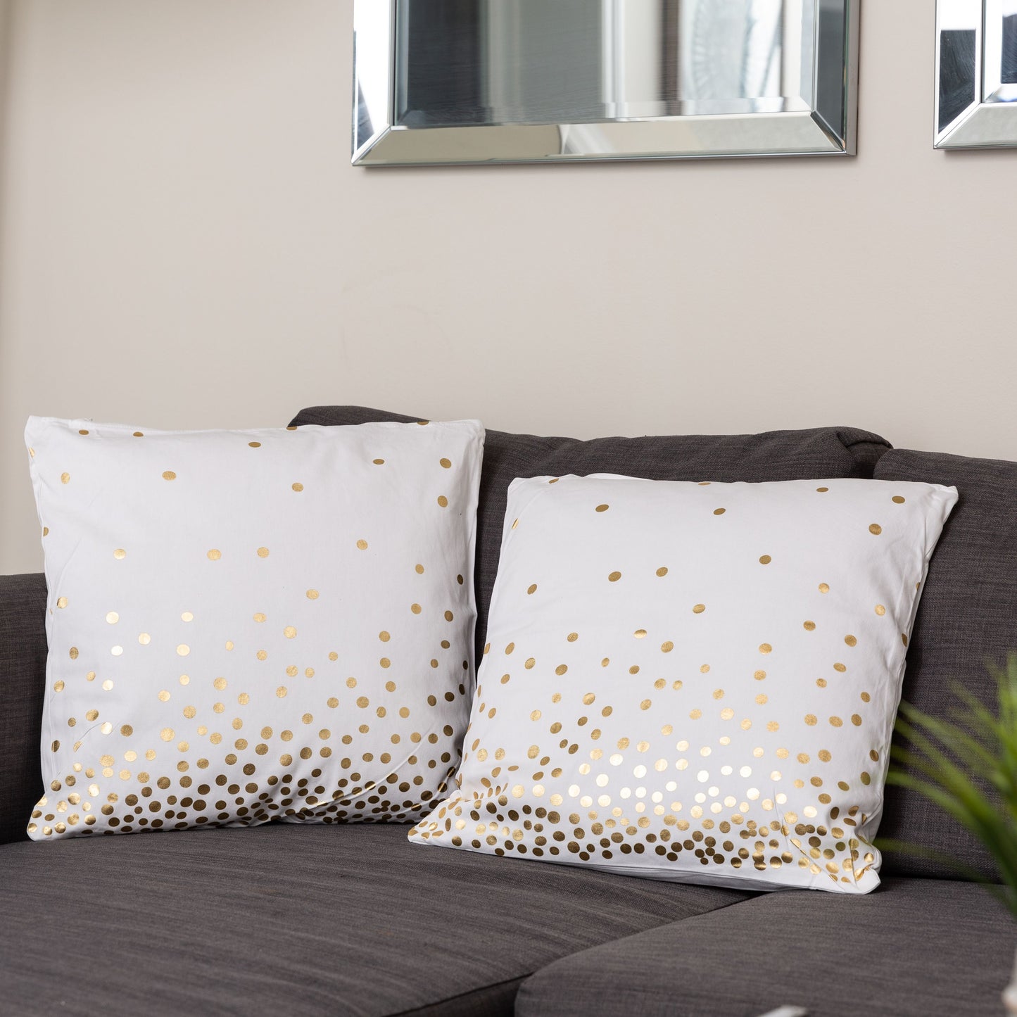 Holiday Lights Cotton Cushion with filler