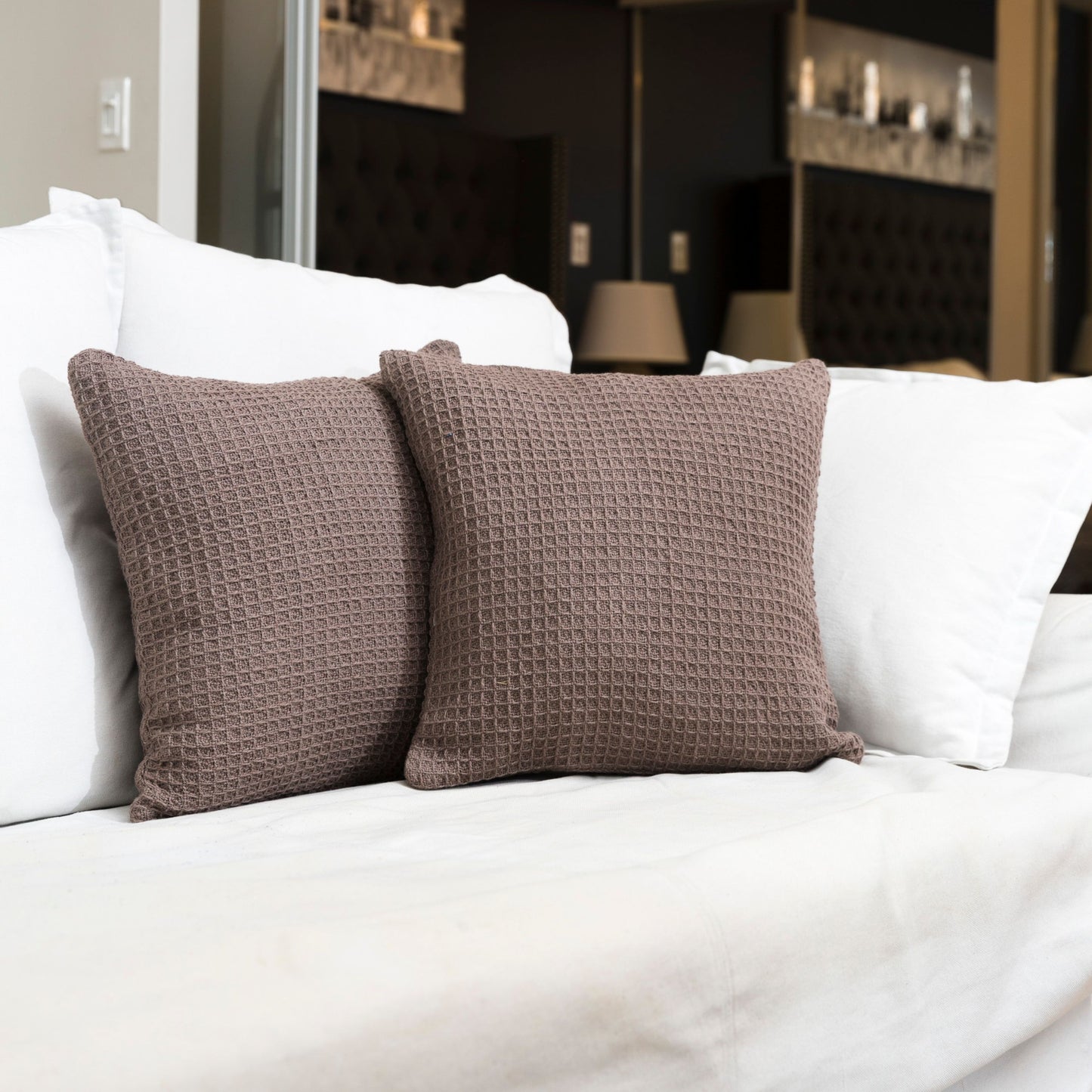 Honeycomb Cotton Cushion