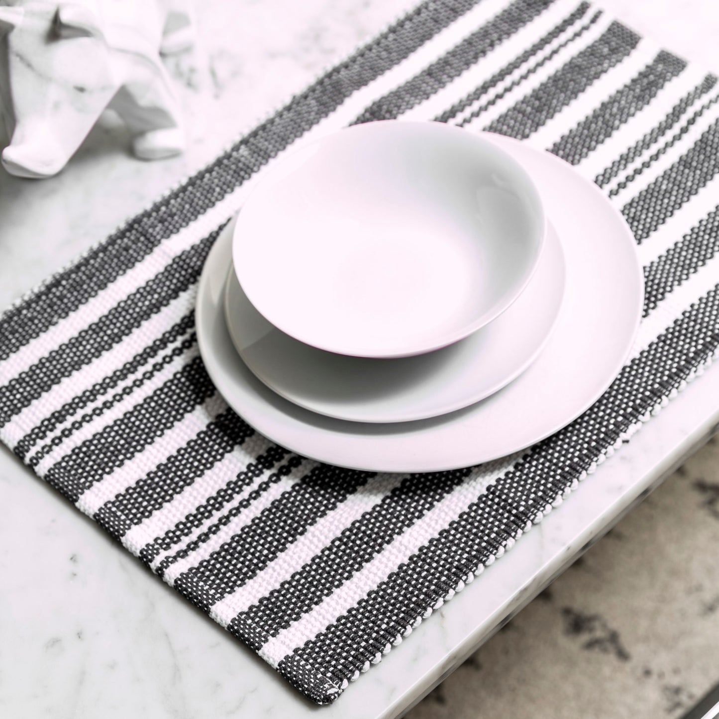 Broadway Stripe Cotton Placemats - Set of 4