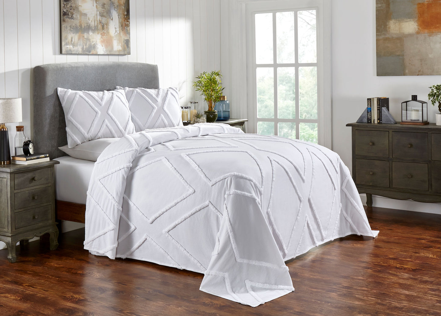 Arizona Tufted Chenille Bedspread Set