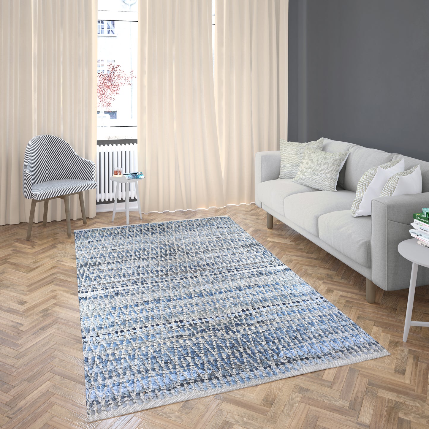Kohinoor Recycled Denim Rug