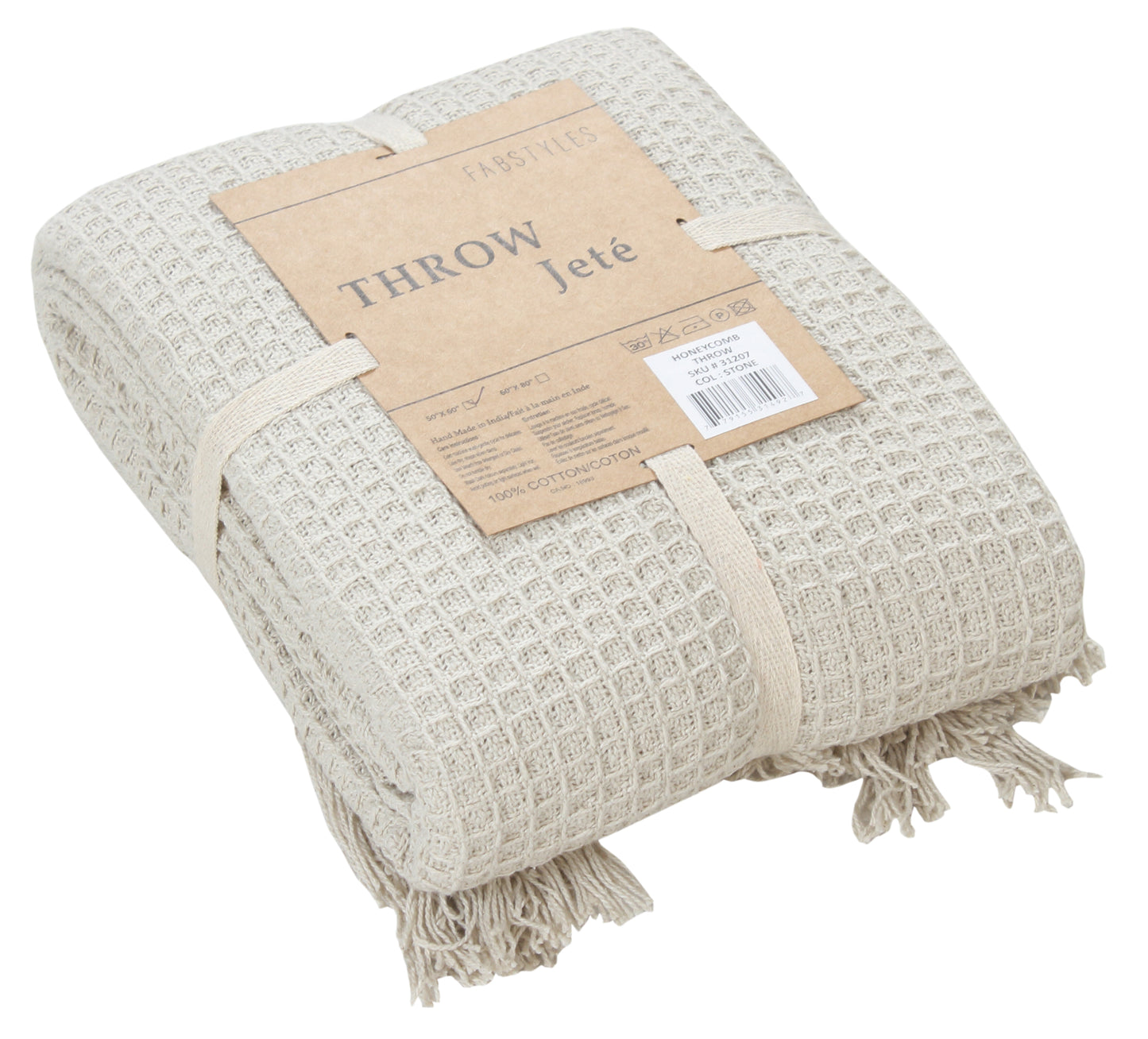 Honeycomb Cotton Throw