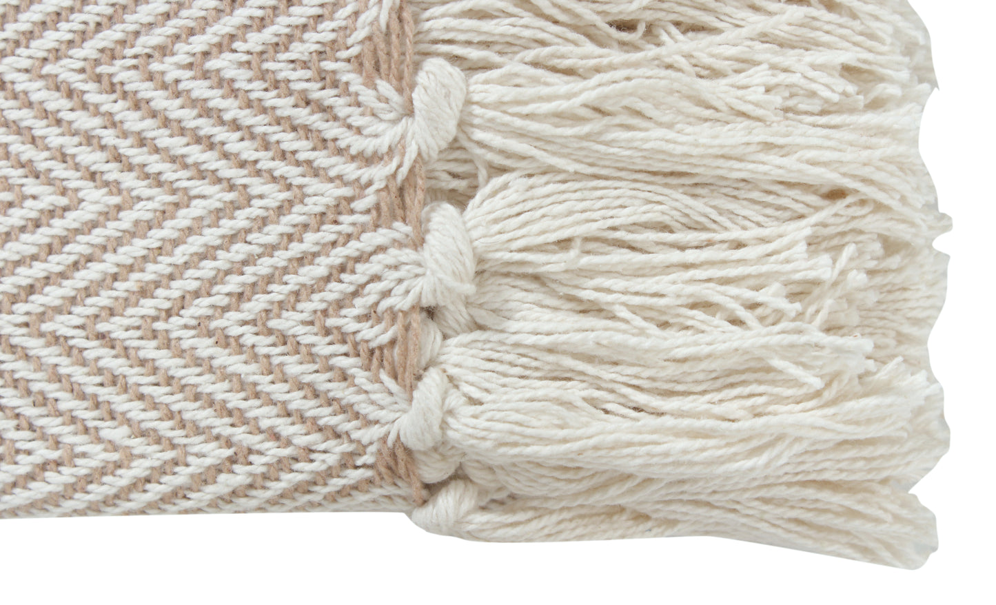 Herringbone Striped Cotton Throws