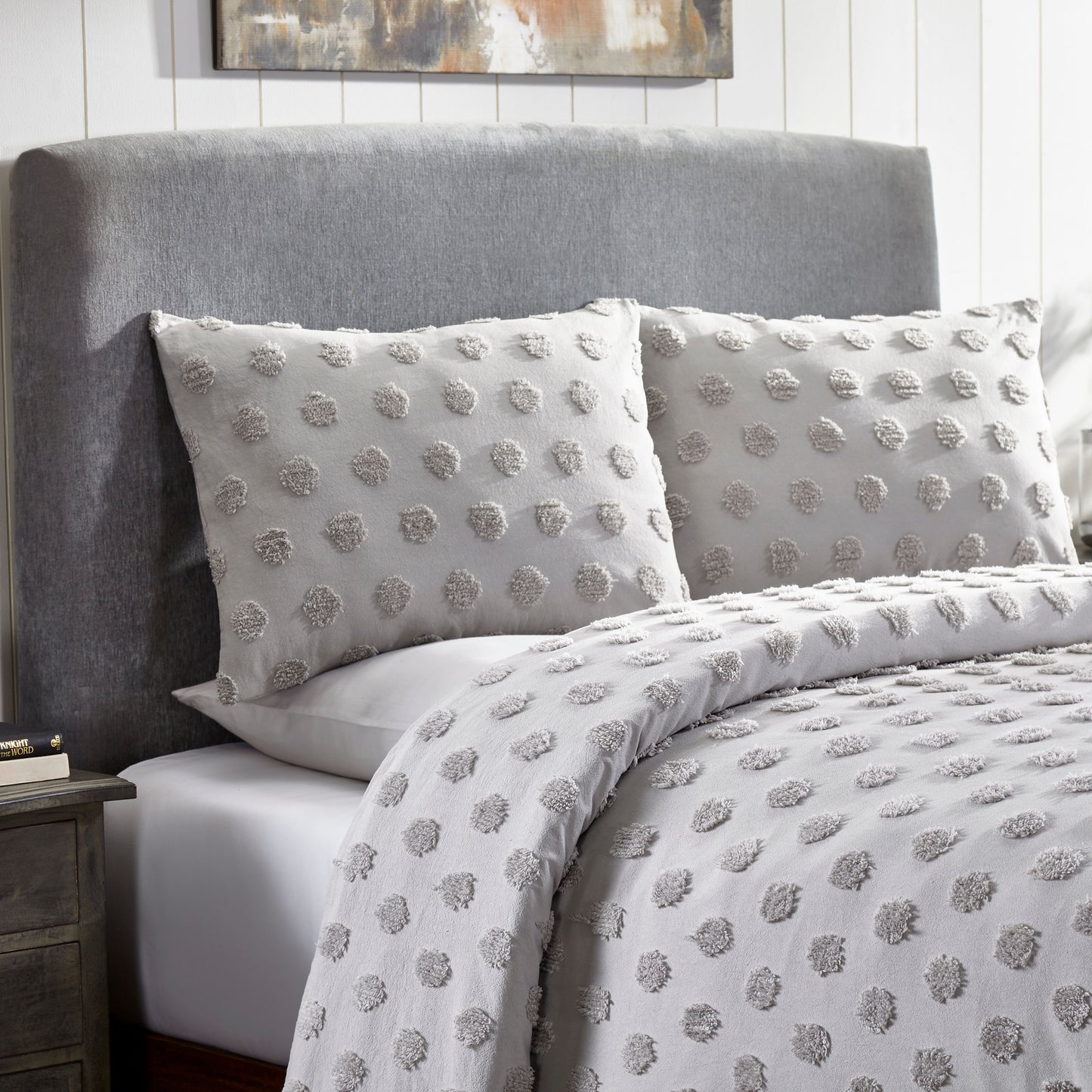 Venice Tufted Cotton Duvet Cover Set