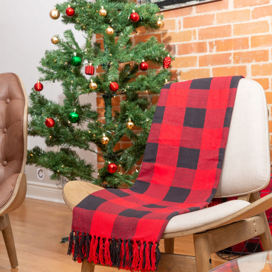 Buffalo Check Cotton Throw