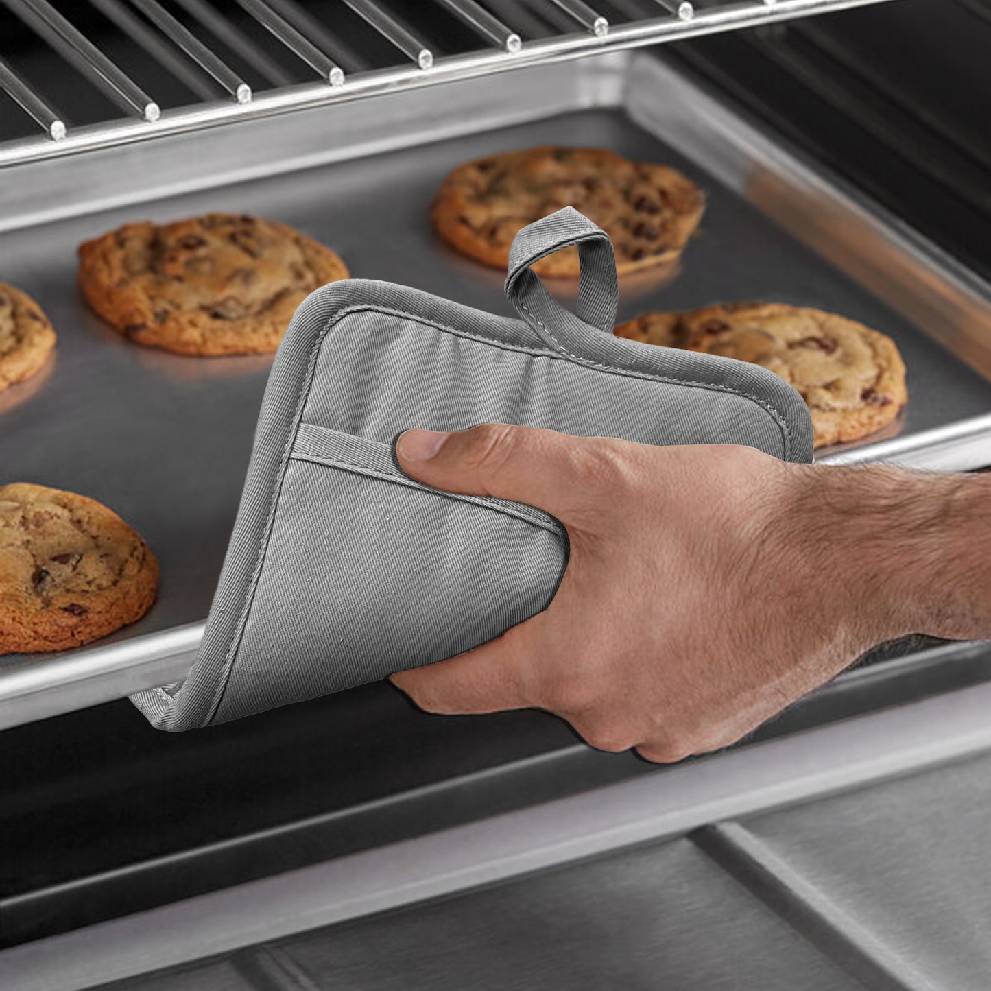 SILICON PRINT POT HOLDER-PAIR