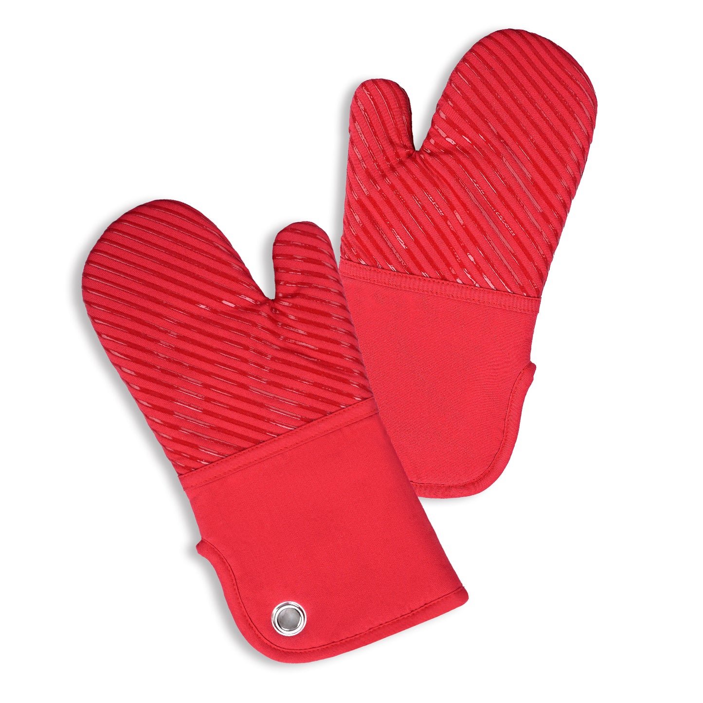 SILICON PRINT OVEN MITT-PAIR