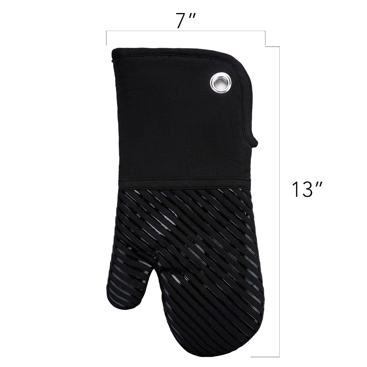 SILICON PRINT OVEN MITT-PAIR