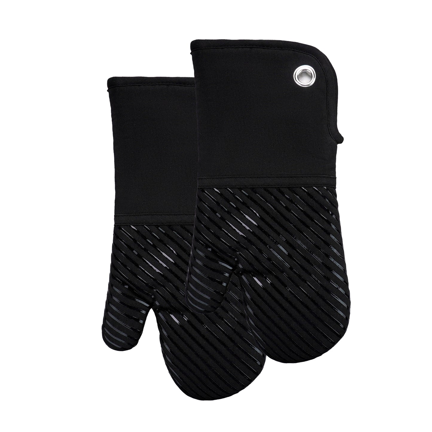 SILICON PRINT OVEN MITT-PAIR