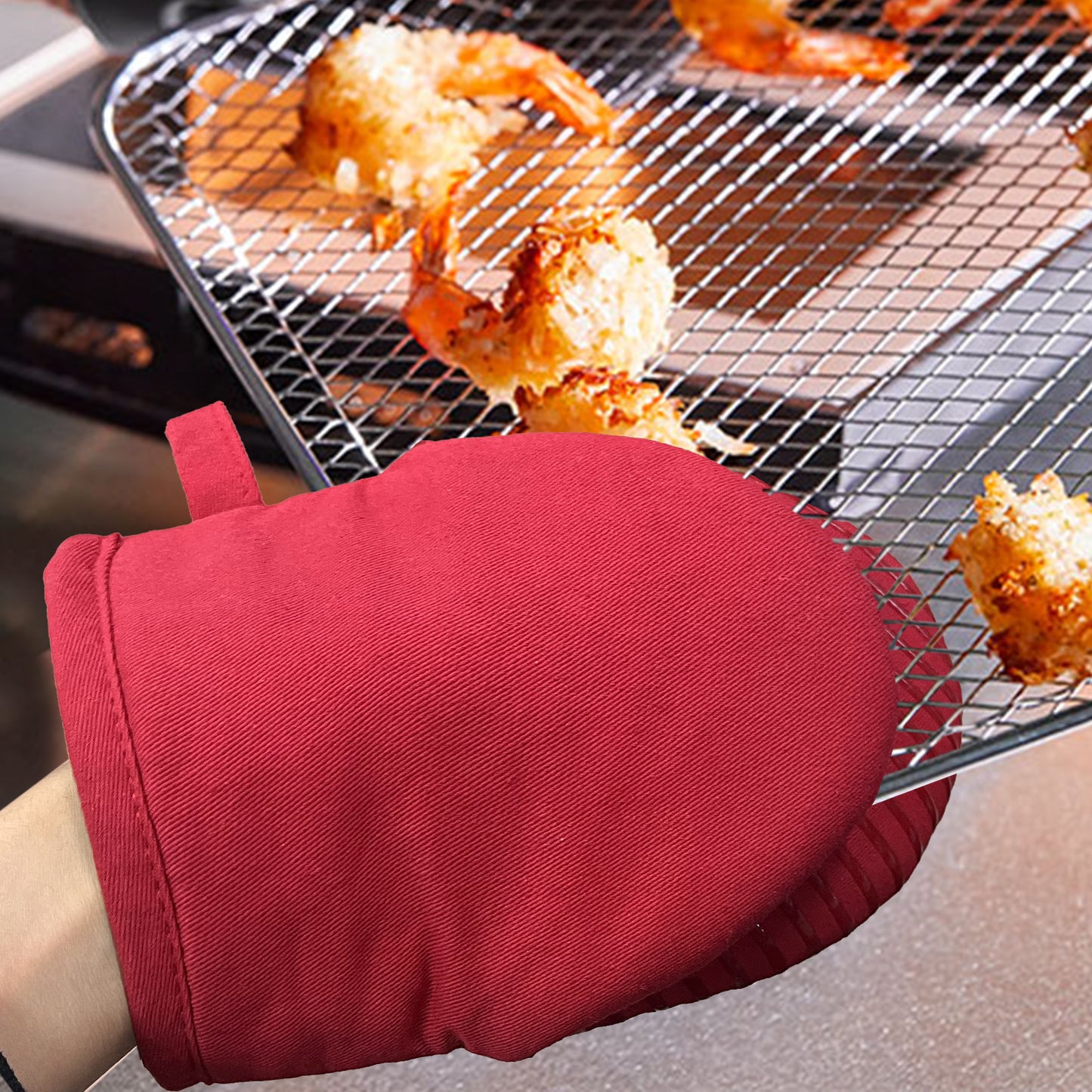 SILICON PRINT MINI MITT-PAIR