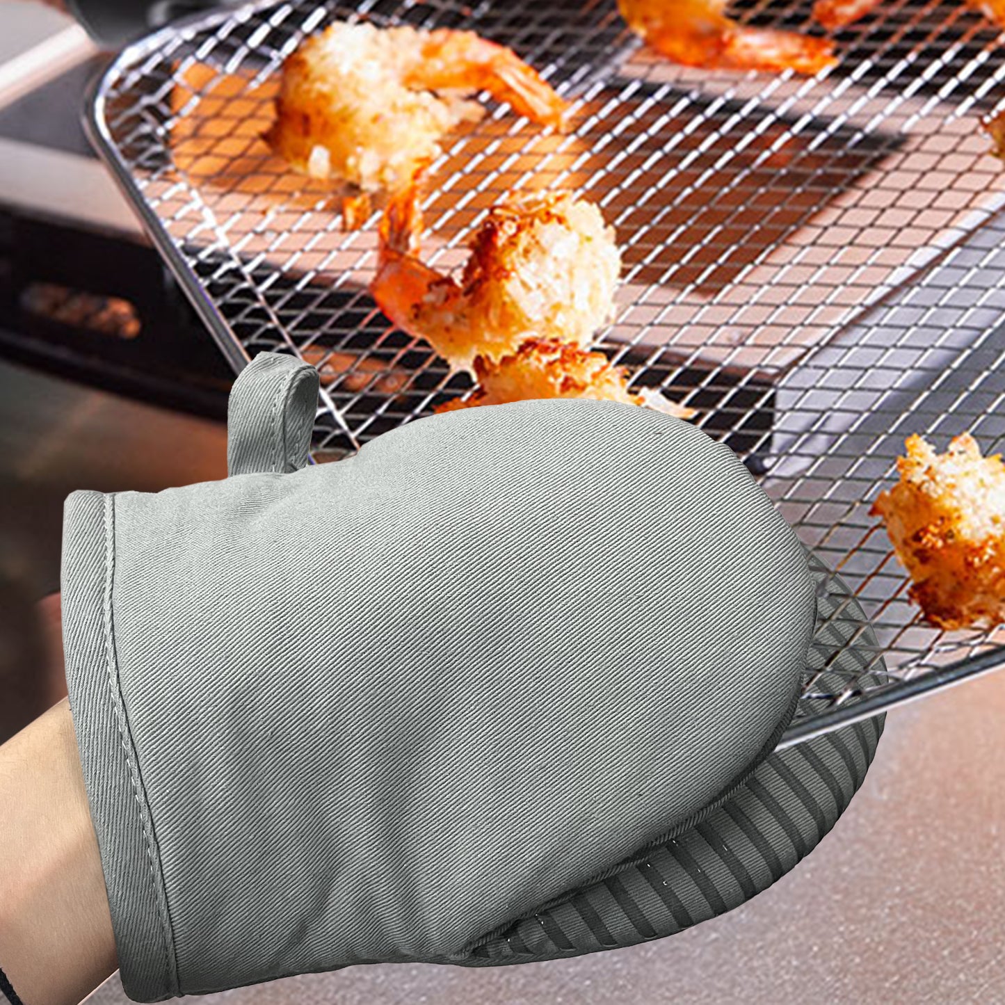 SILICON PRINT MINI MITT-PAIR