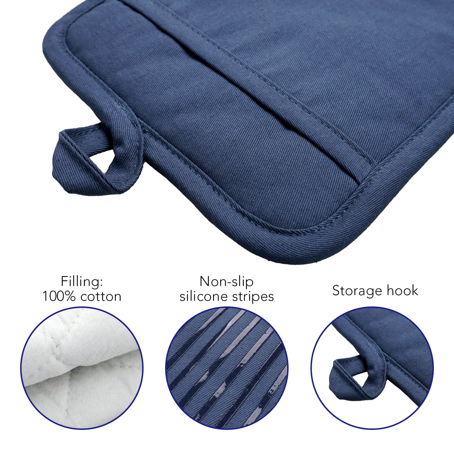 SILICON PRINT POT HOLDER-PAIR
