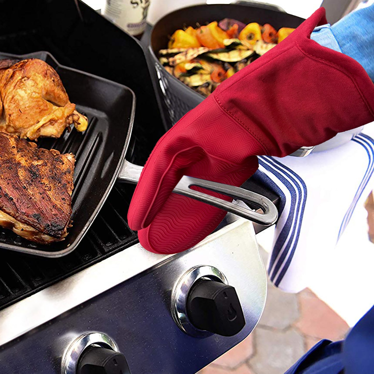 SILICON OVEN MITT