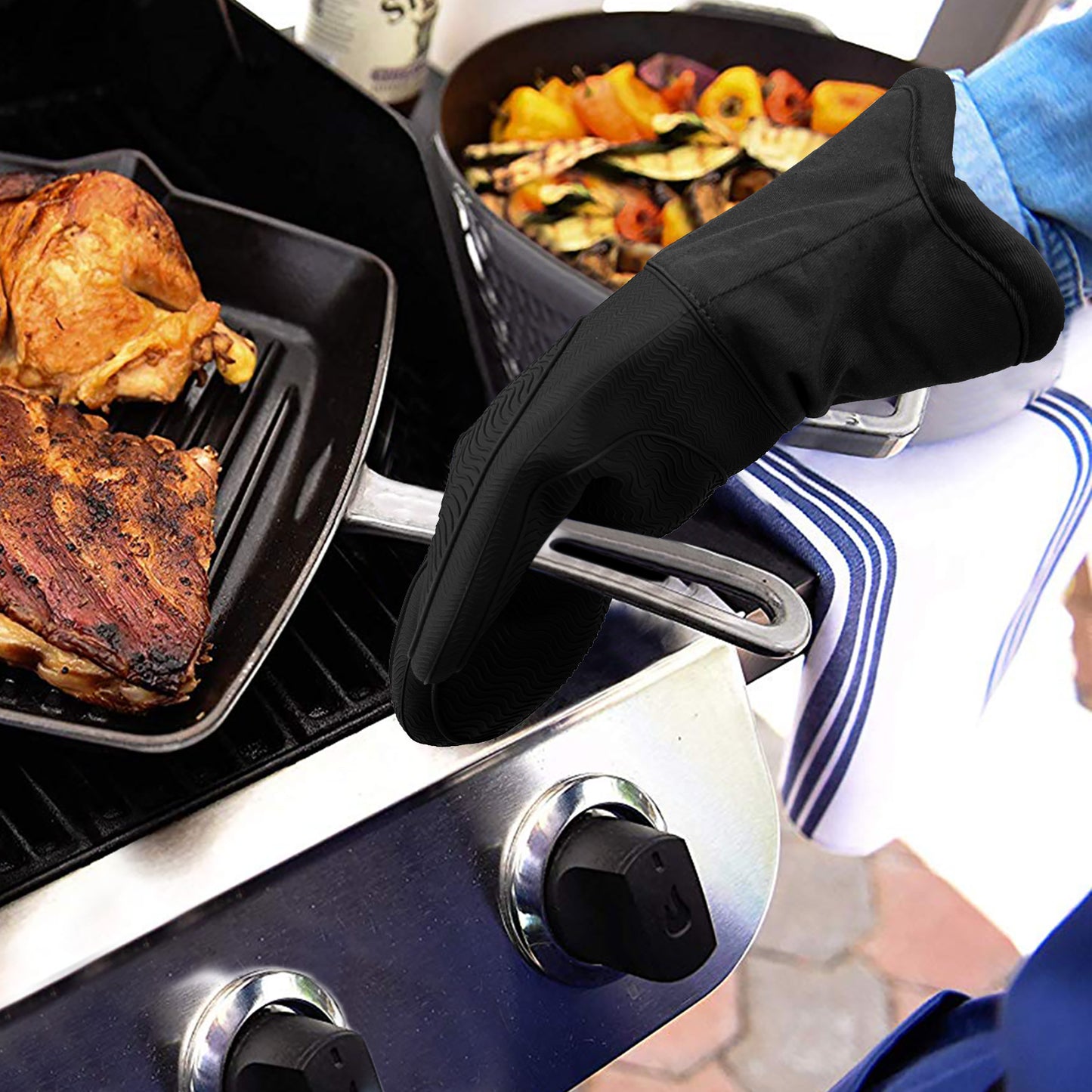 SILICON OVEN MITT