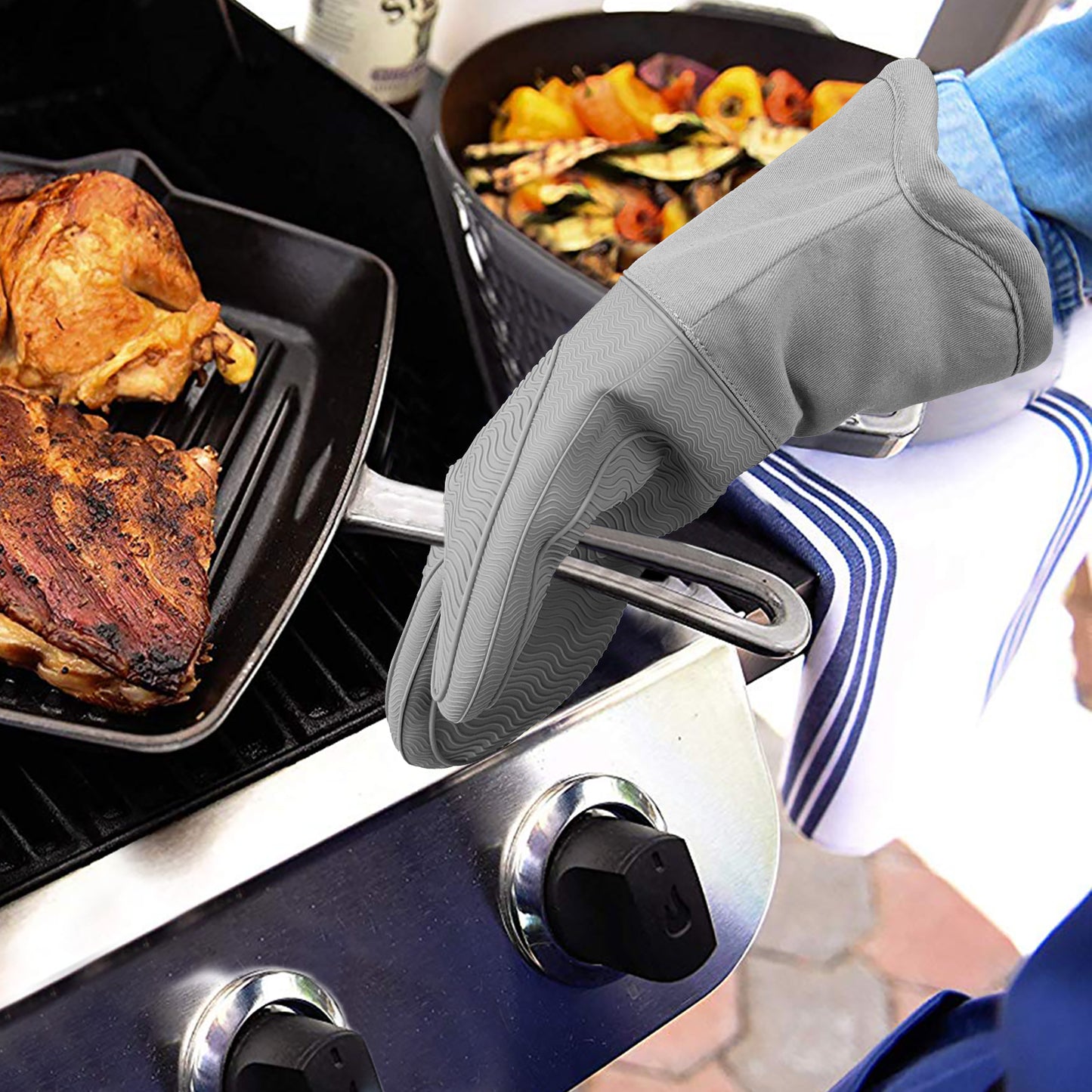 SILICON OVEN MITT
