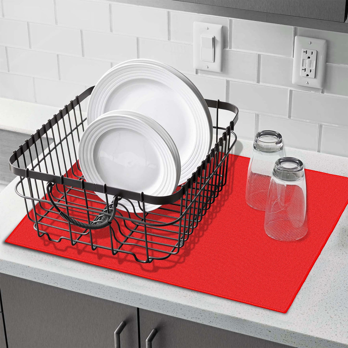 DISH DRYING MAT
