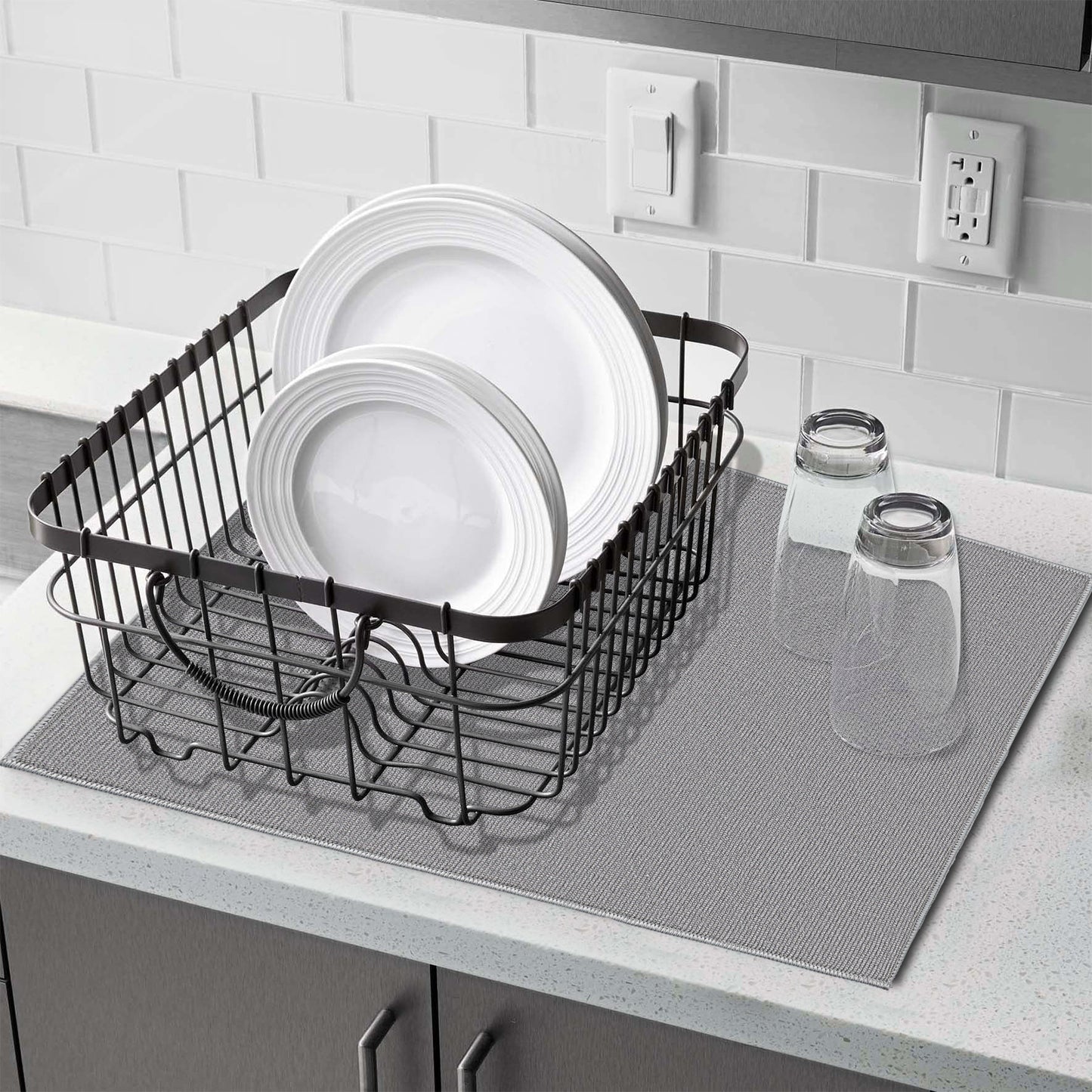 DISH DRYING MAT