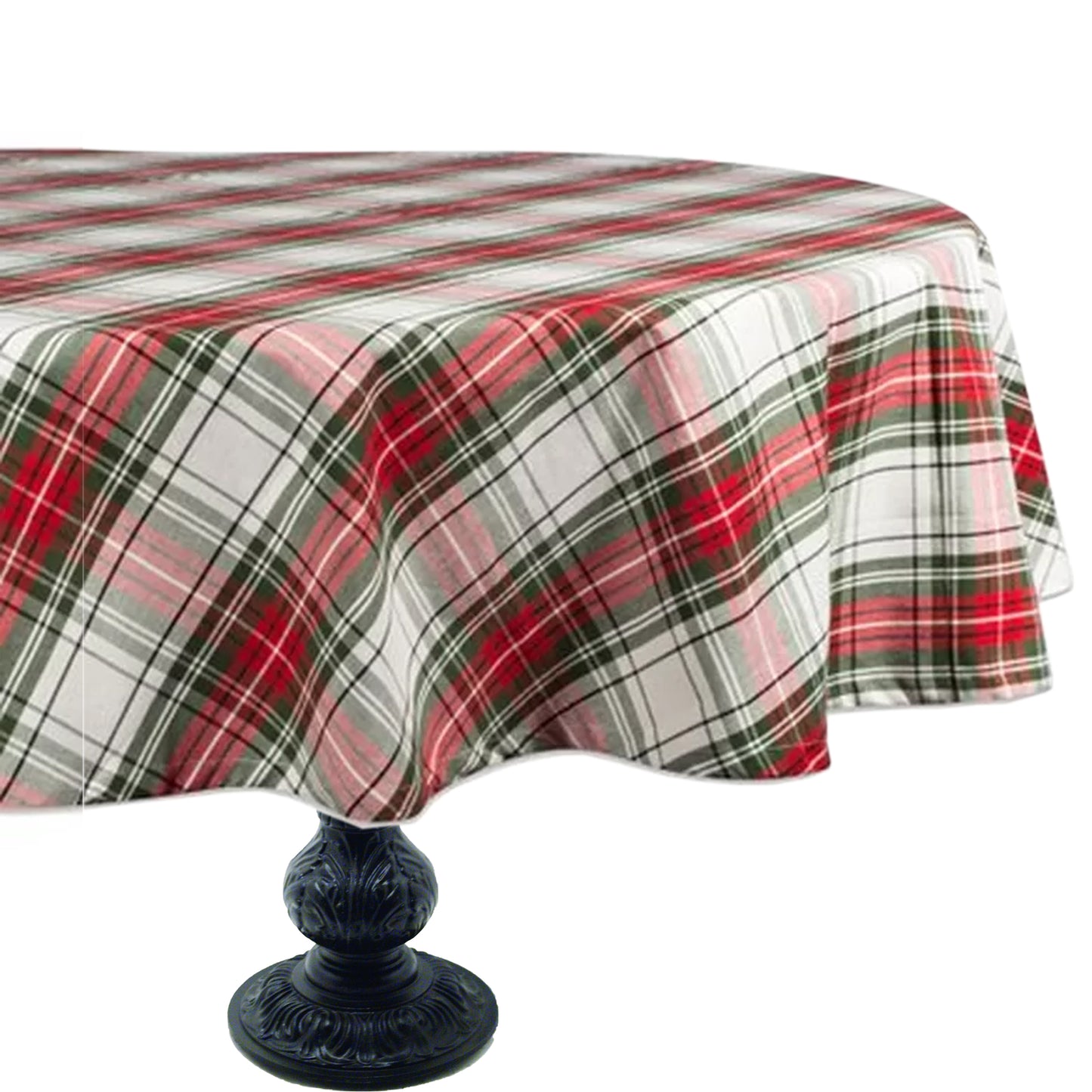 Celebration Plaid Cotton Tablecloth