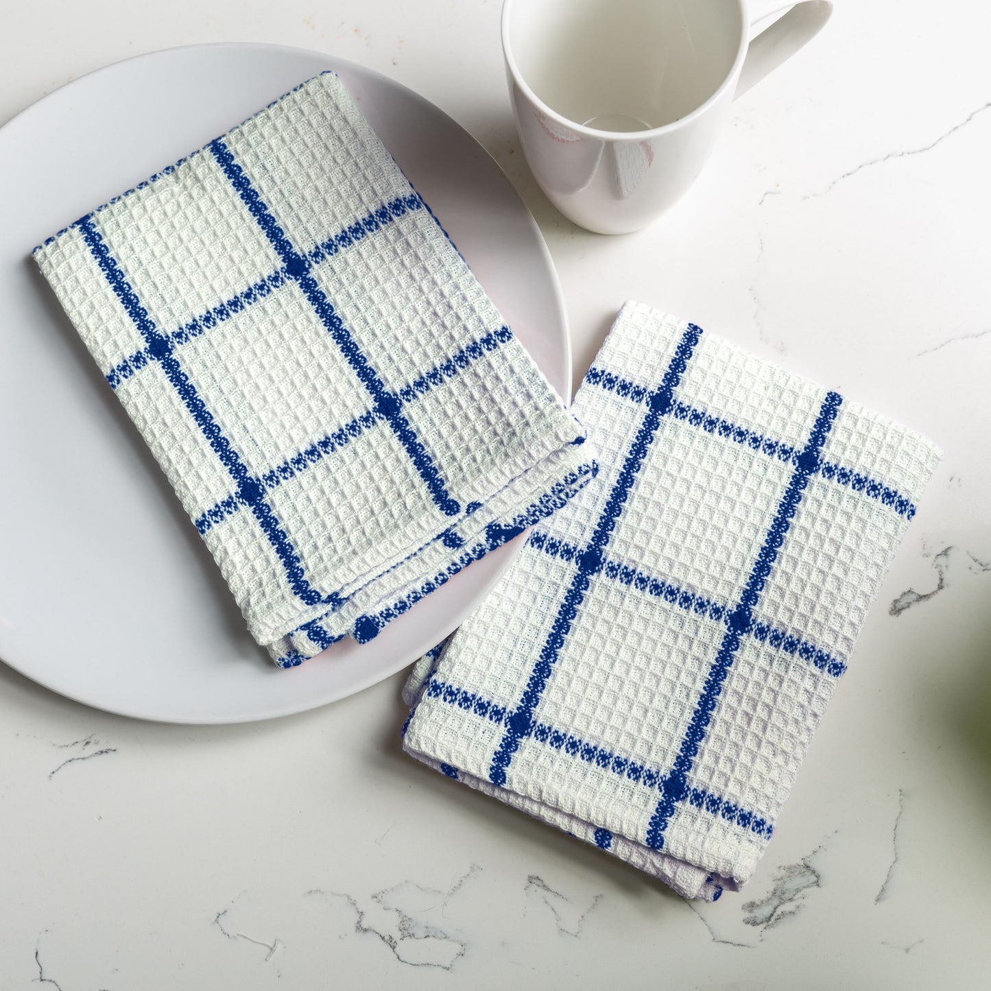 Solo Waffle Cotton Dishcloth - Set of 2