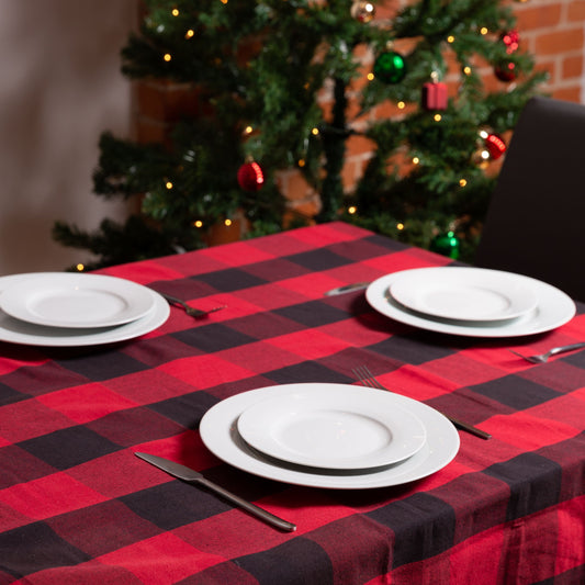 Buffalo Check Cotton Tablecloth