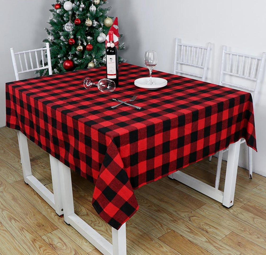Buffalo Check Cotton Tablecloth