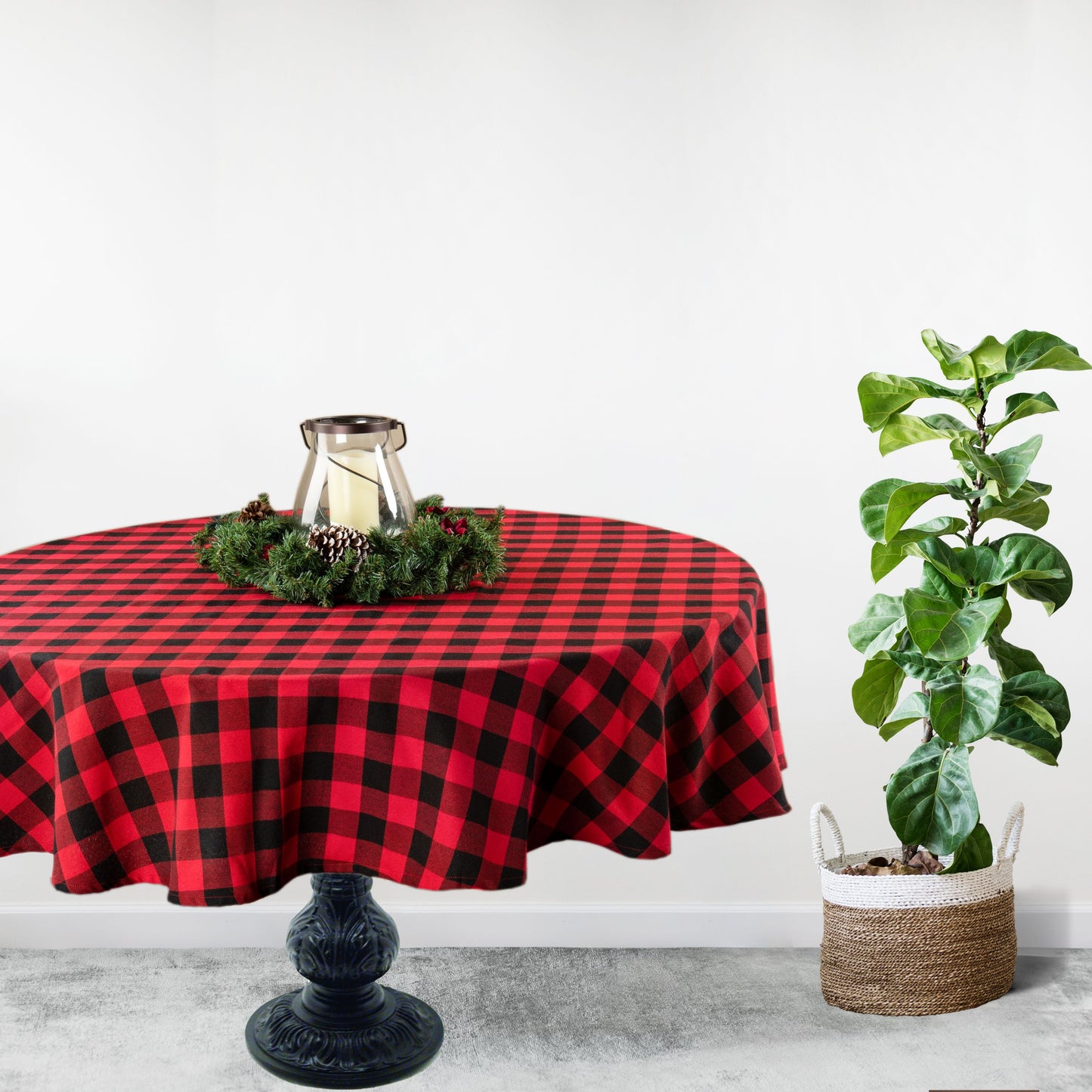 Buffalo Check Cotton Tablecloth