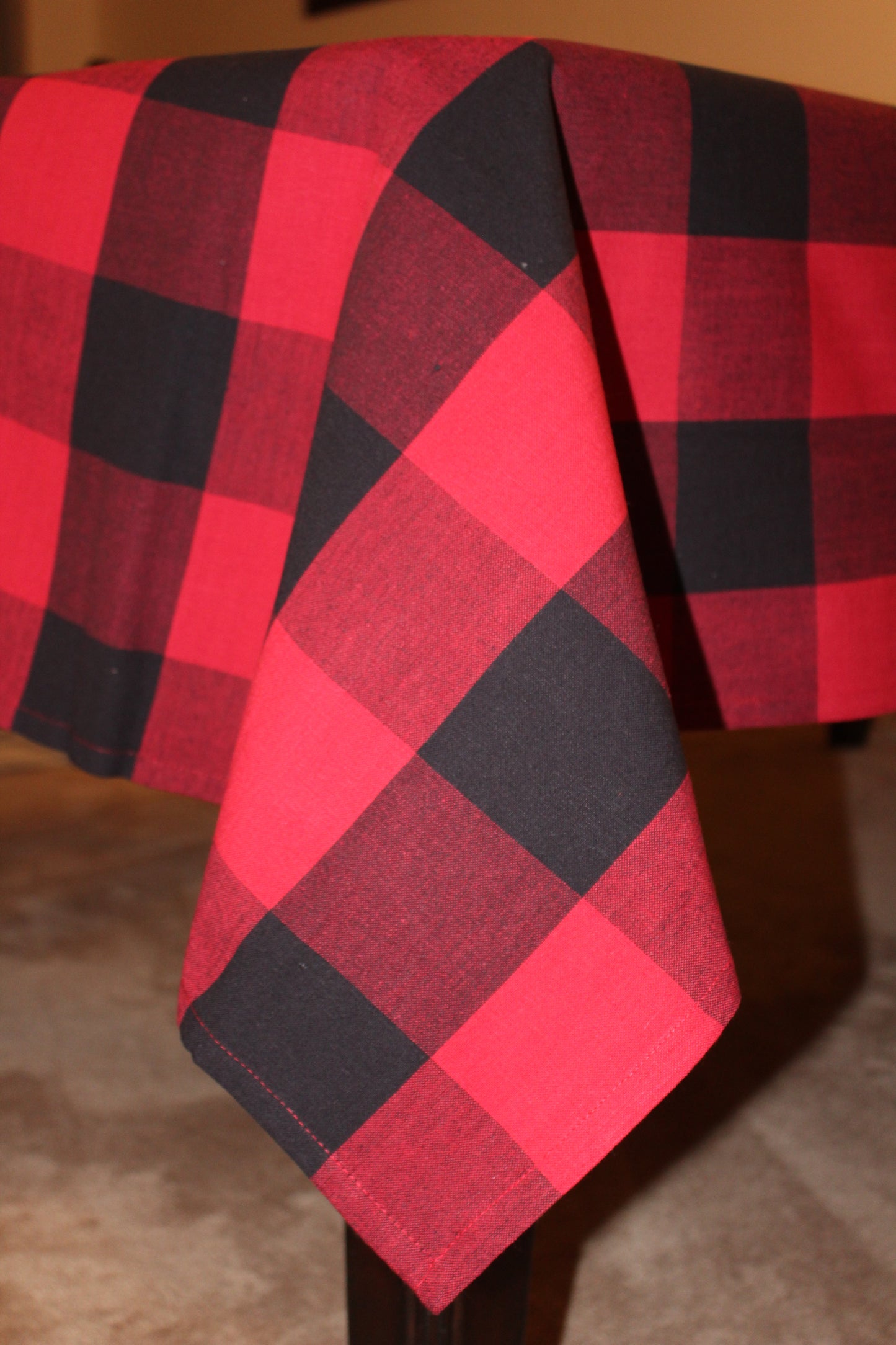 Buffalo Check Cotton Tablecloth