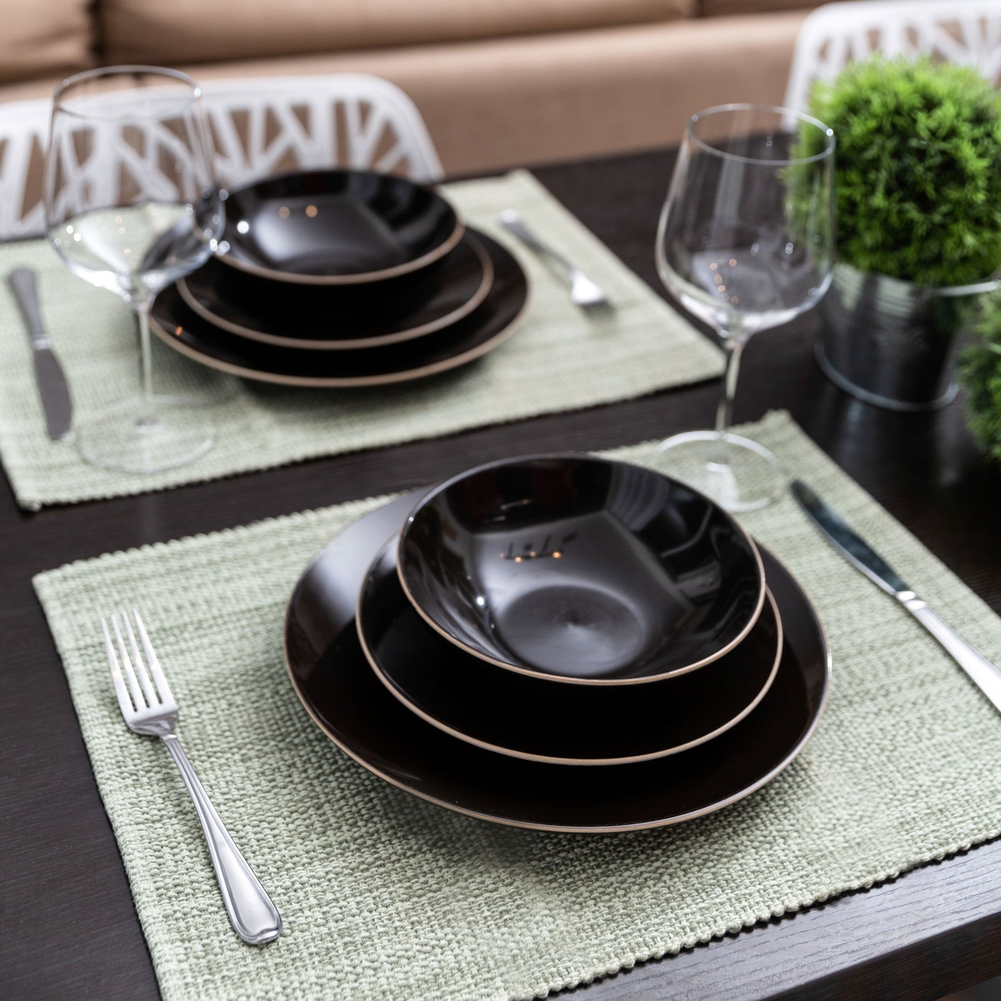 Casual Classic Cotton Placemats - Set of 4