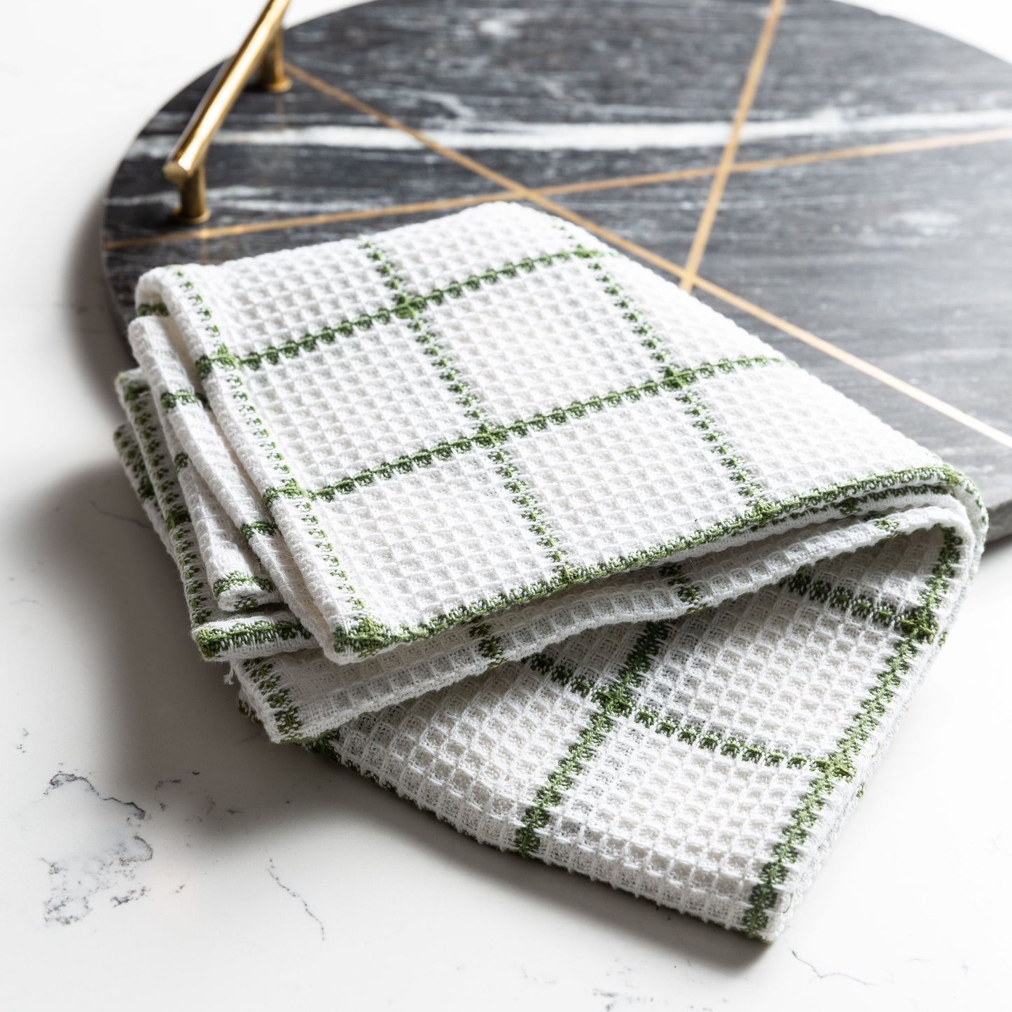 Solo Waffle Cotton Kitchen Towel