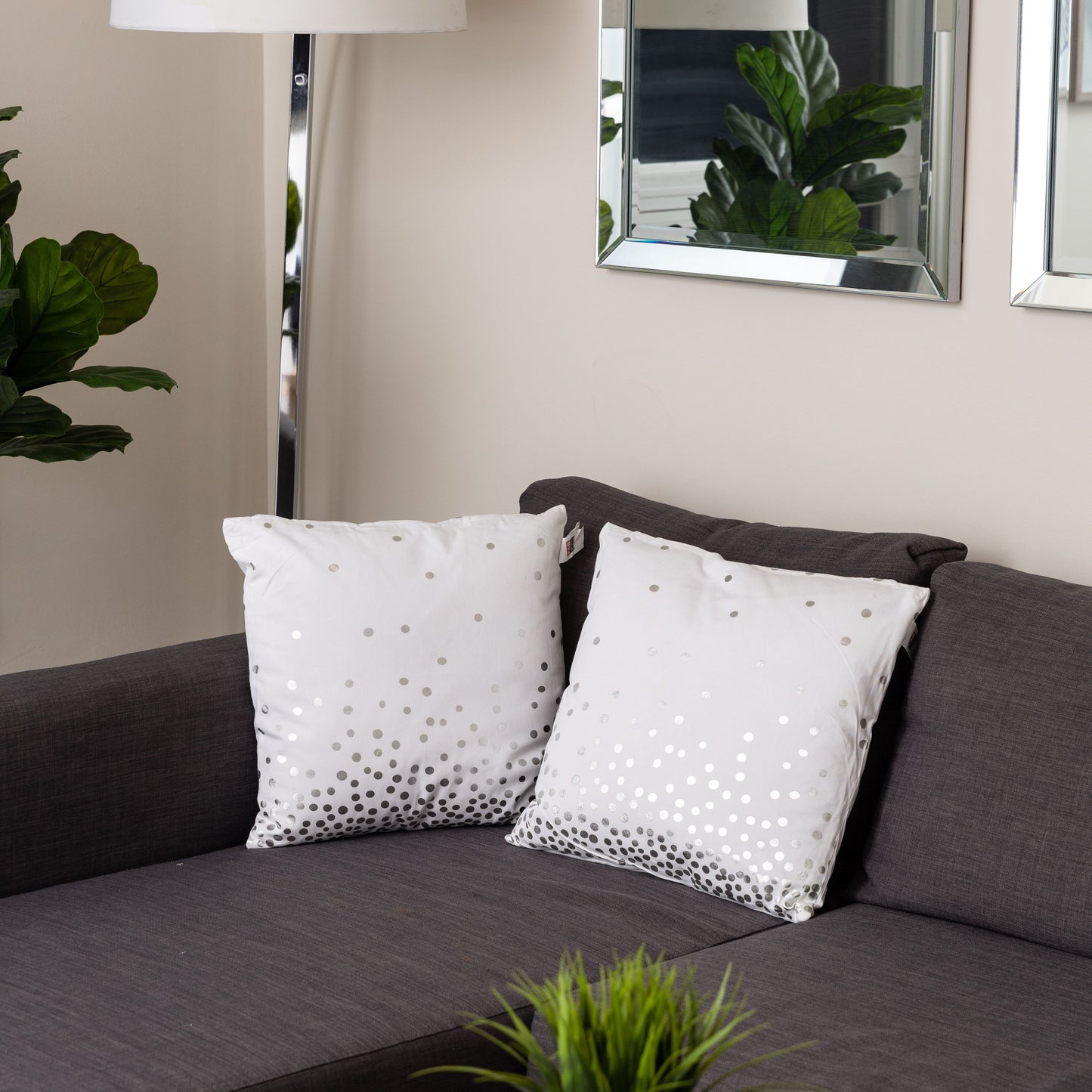 Holiday Lights Cotton Cushion with filler