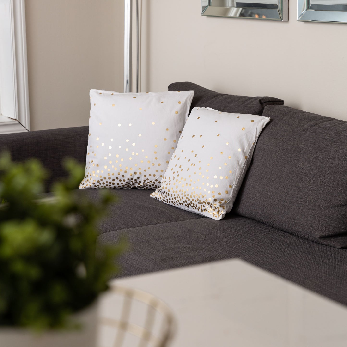 Holiday Lights Cotton Cushion with filler