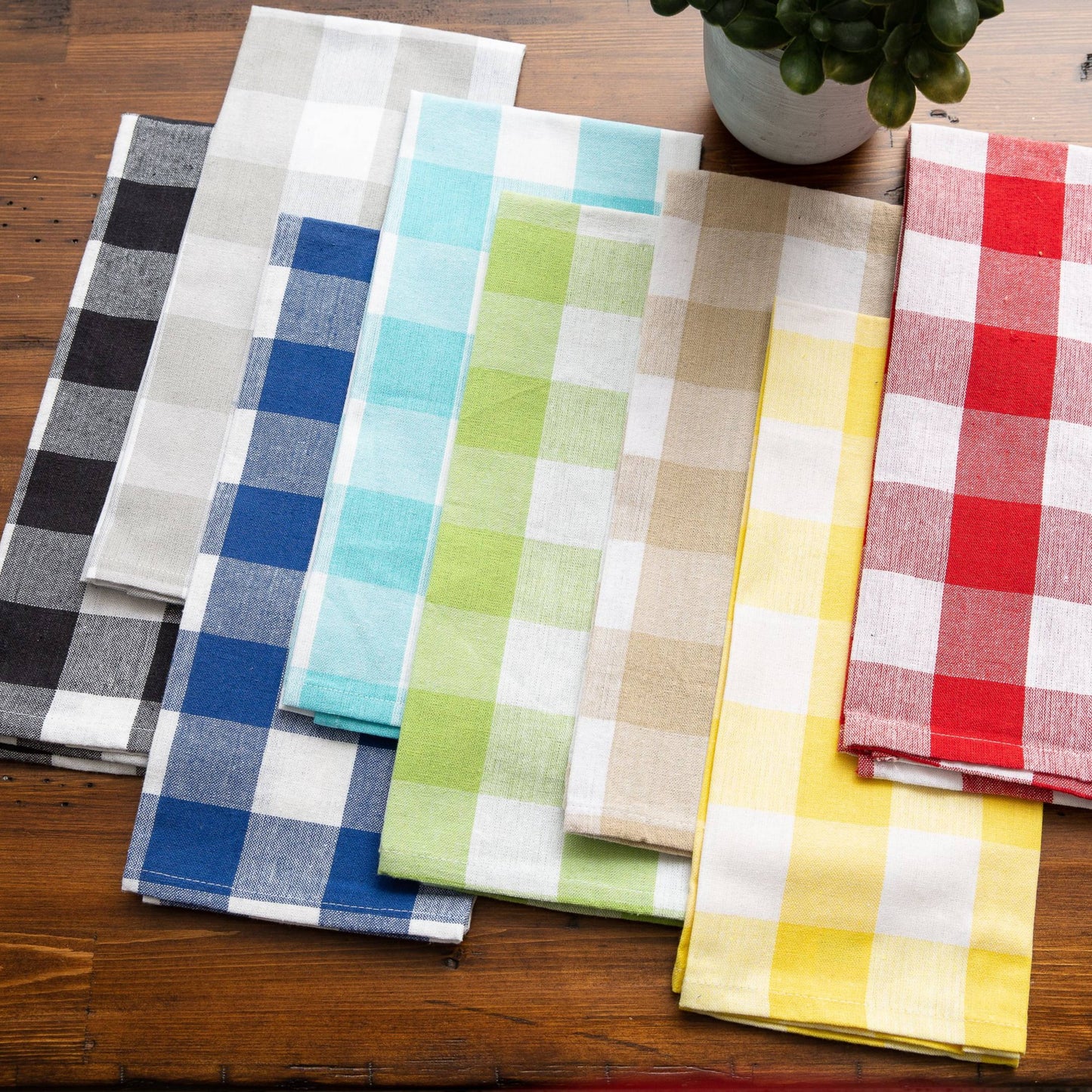 Country Check Kitchen Towel