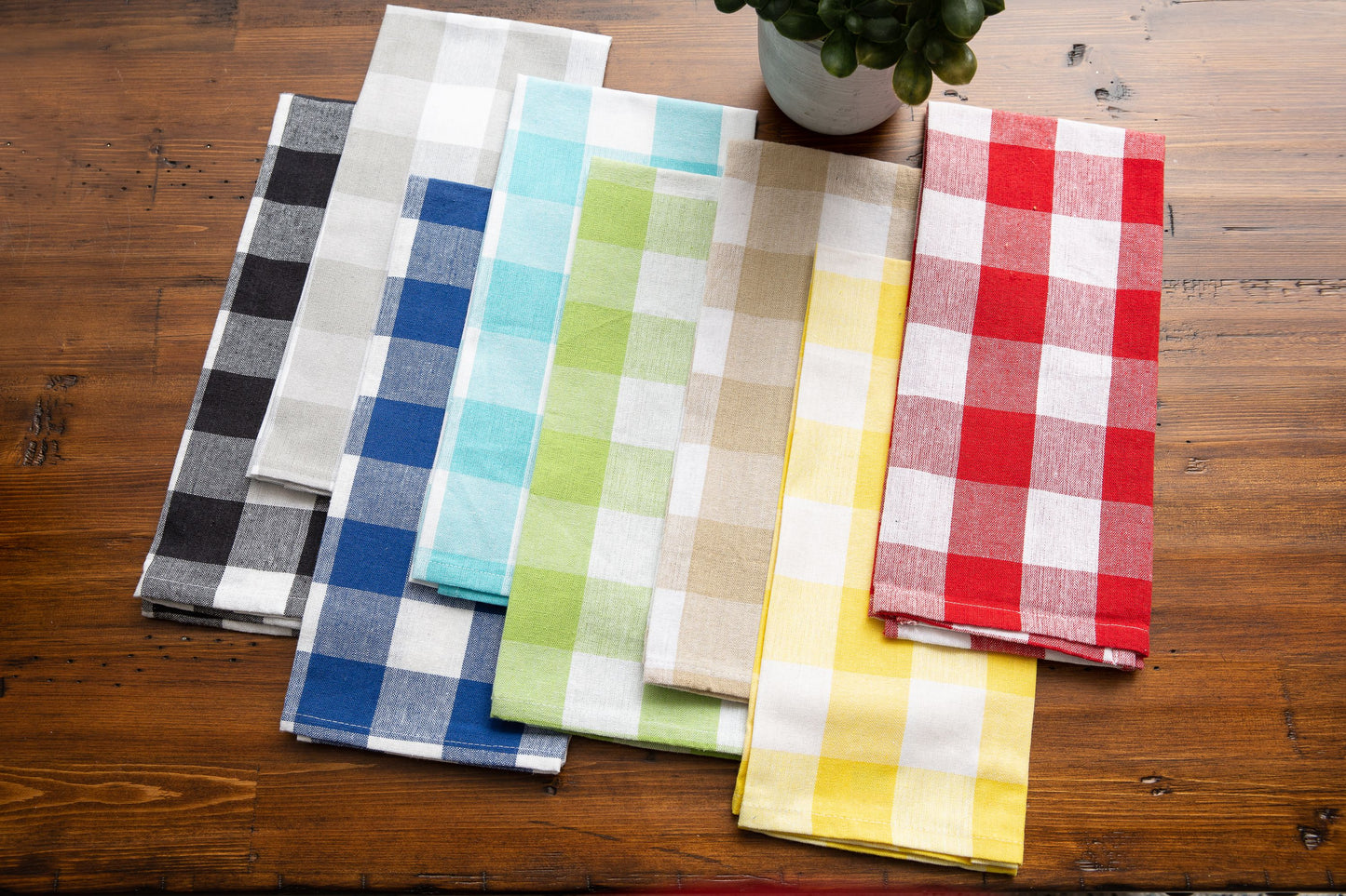 Country Check Kitchen Towel