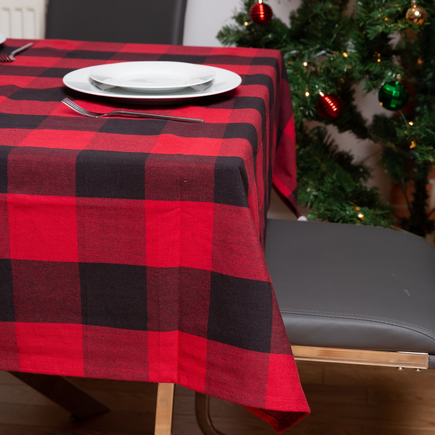 Buffalo Check Cotton Tablecloth