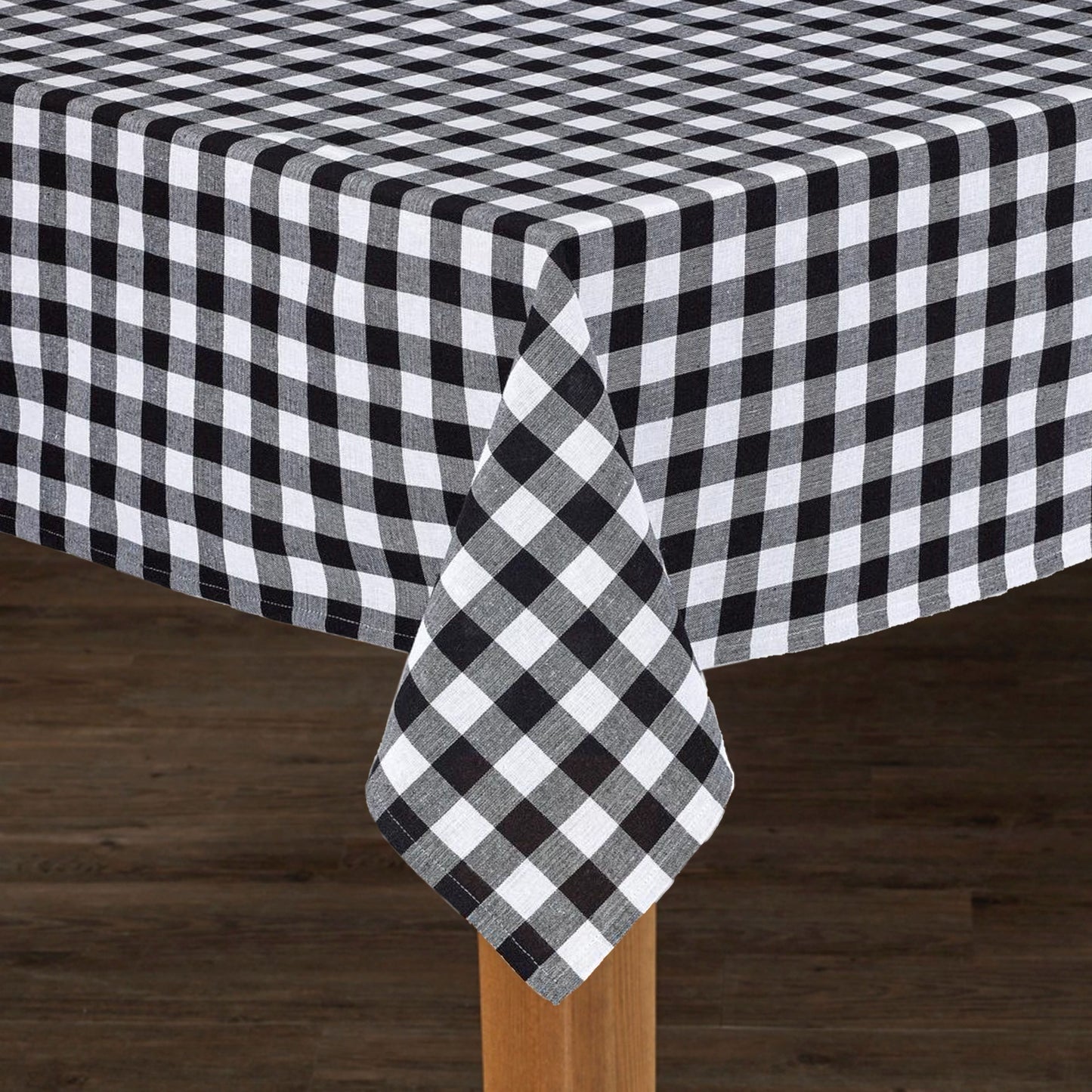 Country Check Cotton Tablecloth